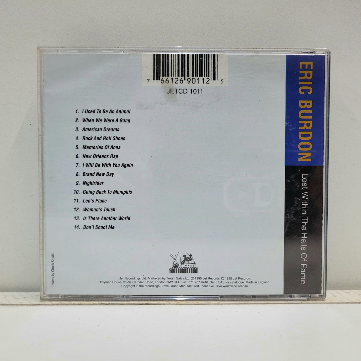 ERIC BURDON – LOST WITHIN THE HALLS OF FAME (CD) - Imagen 3