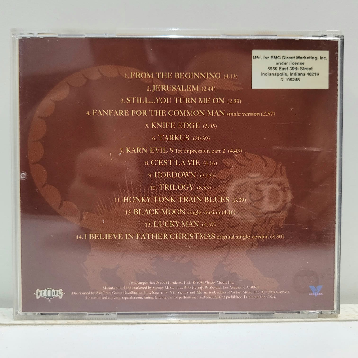 Emerson, Lake & Palmer – The Best Of Emerson, Lake & Palmer (CD) - Imagen 2