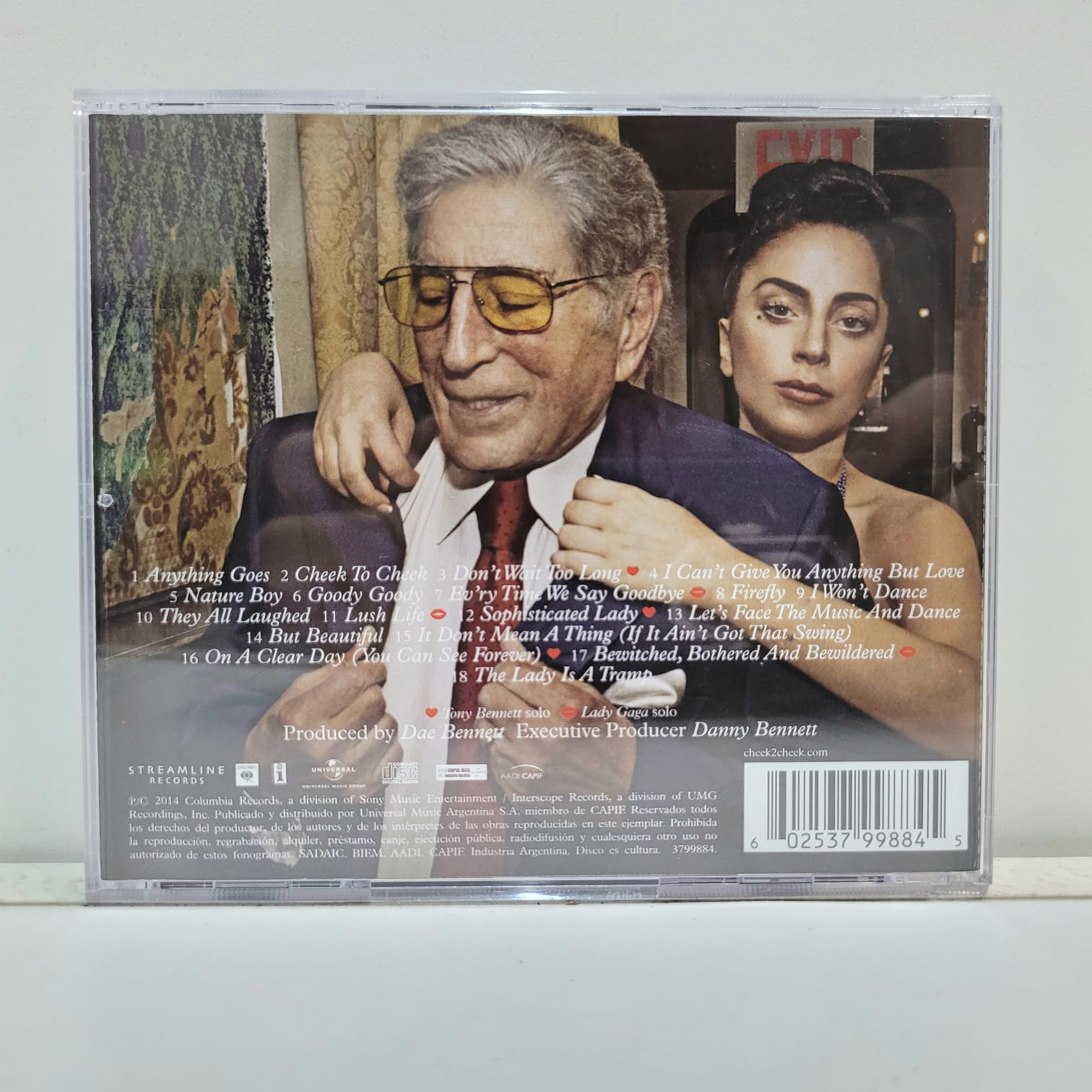 LADY GAGA & TONY BENNETT – CHEEK TO CHEEK (CD) - Imagen 3