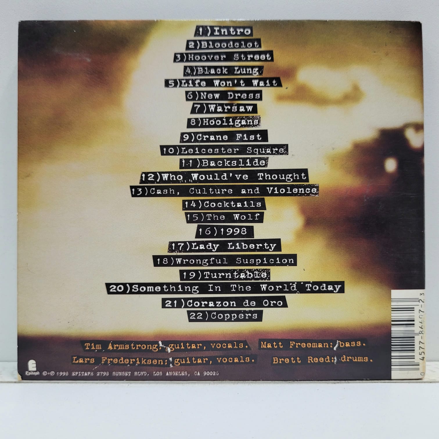 Rancid – Life Won’t Wait (CD) - Imagen 3