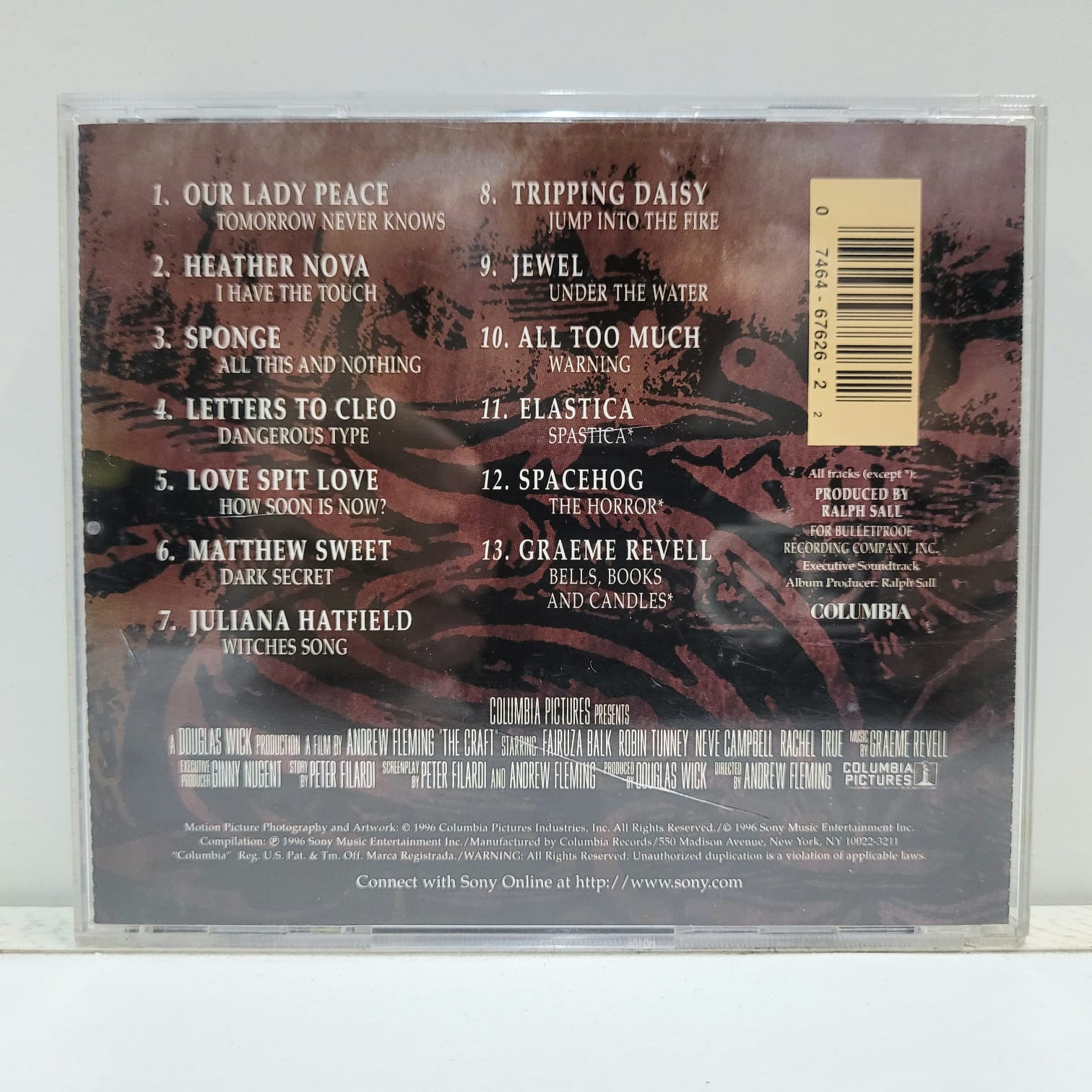 The Craft – Music From The Motion Picture (CD) - Imagen 3