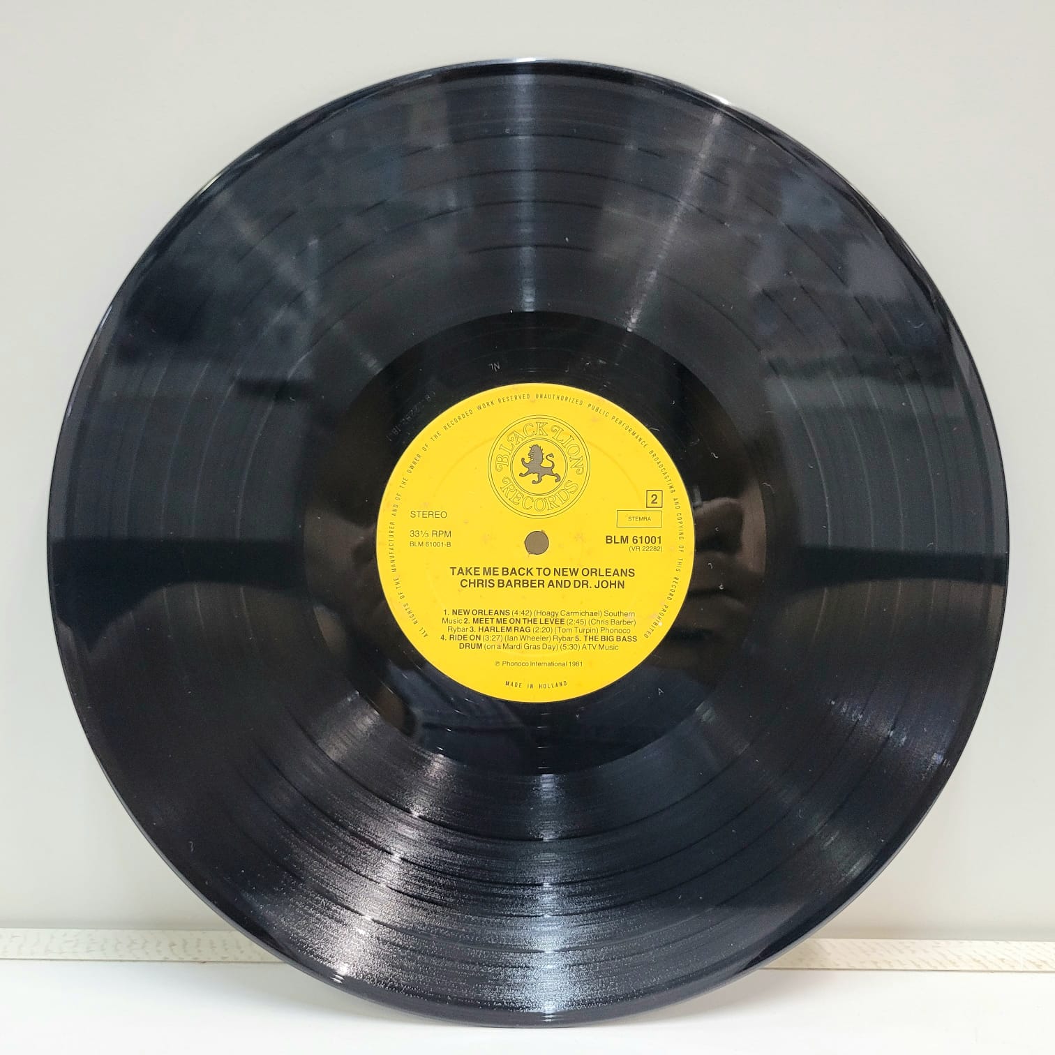 CHRIS BARBER AND DR. JOHN – TAKE ME BACK TO NEW ORLEANS (2 LP´S EPOCA – NM) - Imagen 3