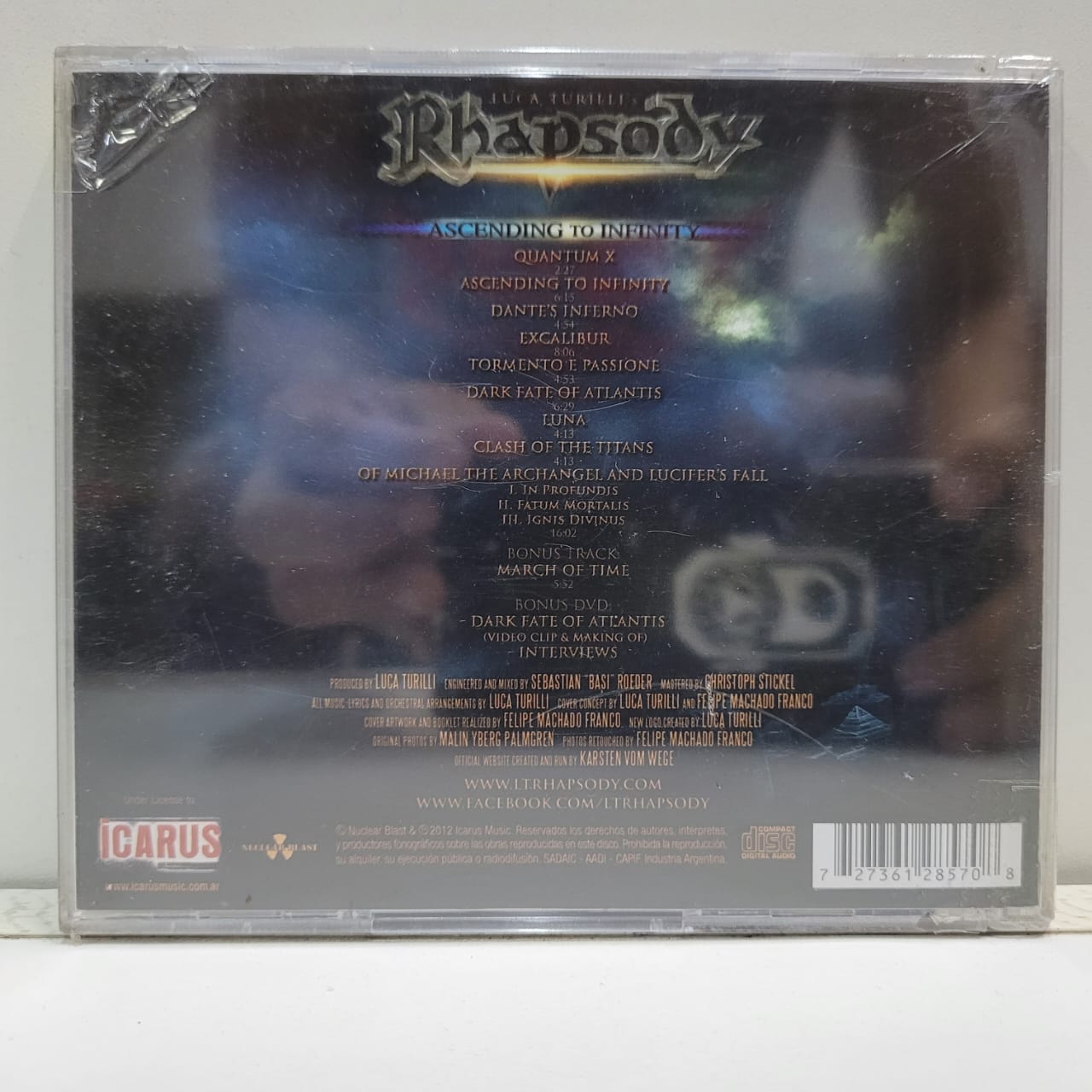 RHAPSODY OF FIRE (CD+DVD SELLADO) - Imagen 2