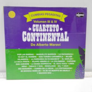 Cuarteto Continental – Cumbias Pegaditas Vol 3 & 4 (CD SELLADO)