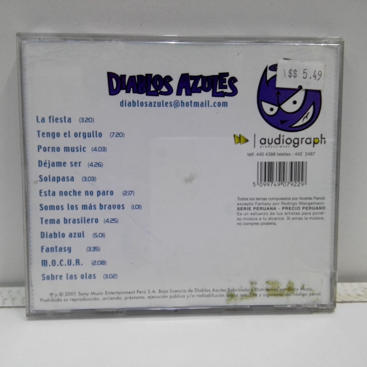 DIABLOS AZULES (CD) - Imagen 3