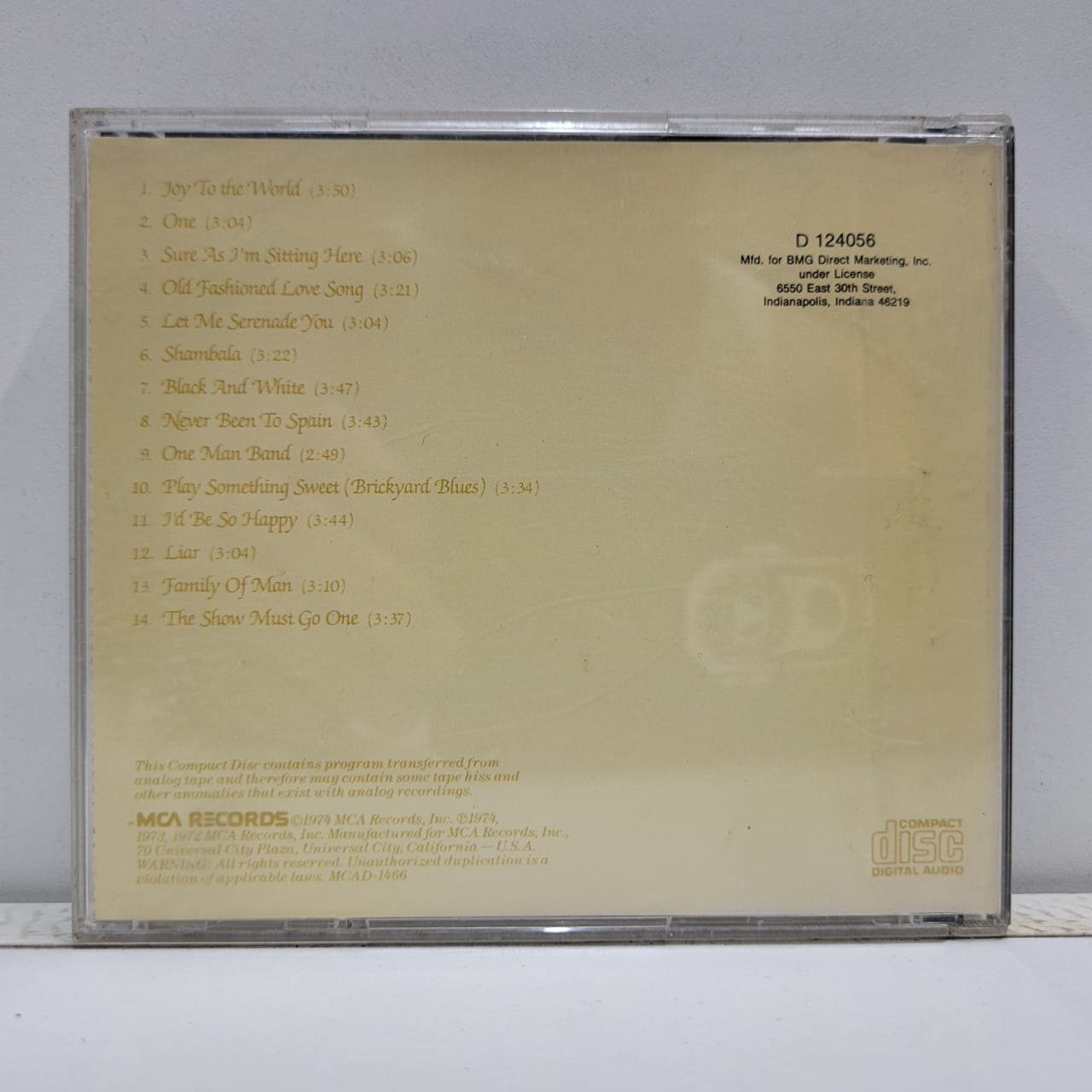 Three Dog Night – Joy To The World – Their Greatest Hits (CD) - Imagen 3