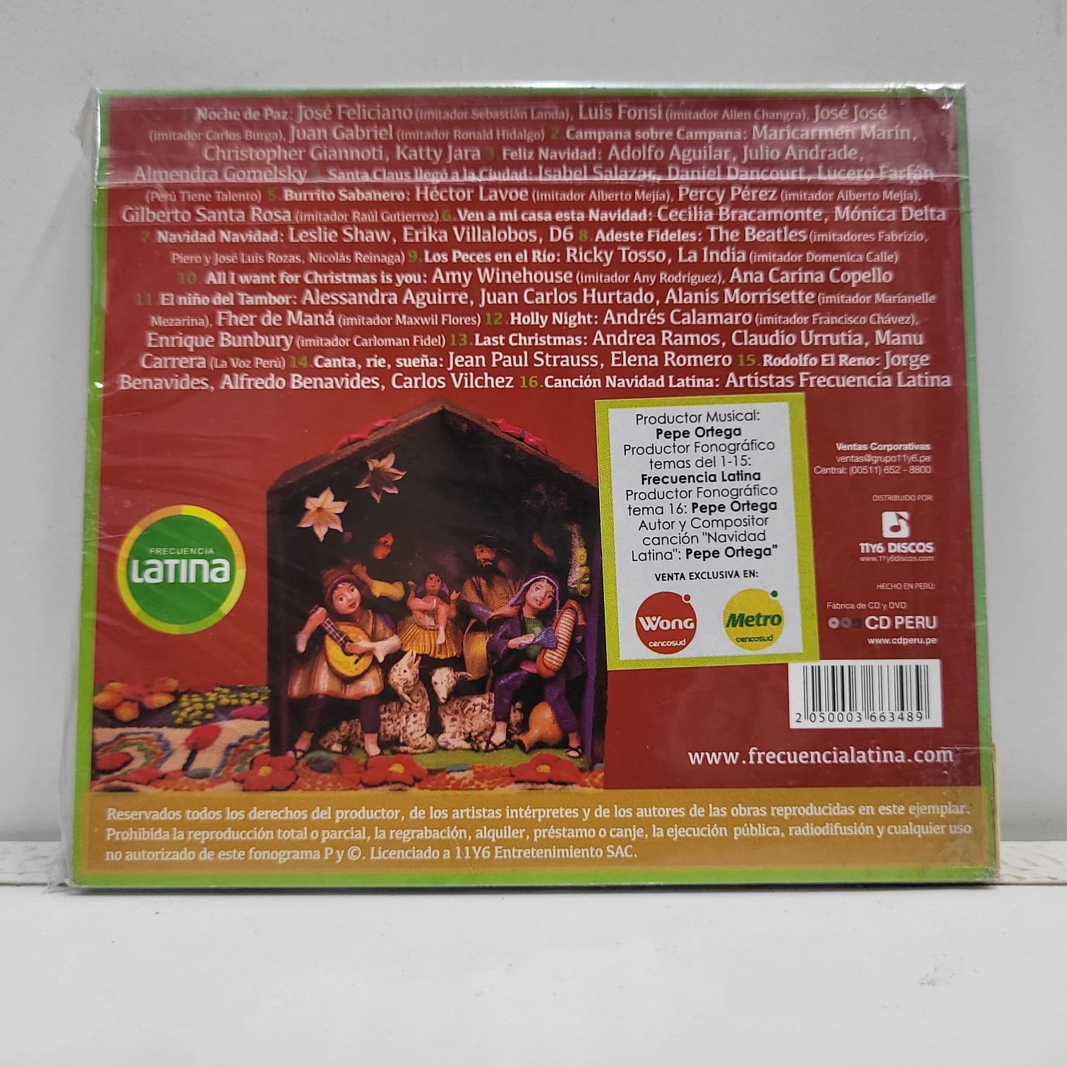 Navidad latina – Varios artistas (CD) - Imagen 2