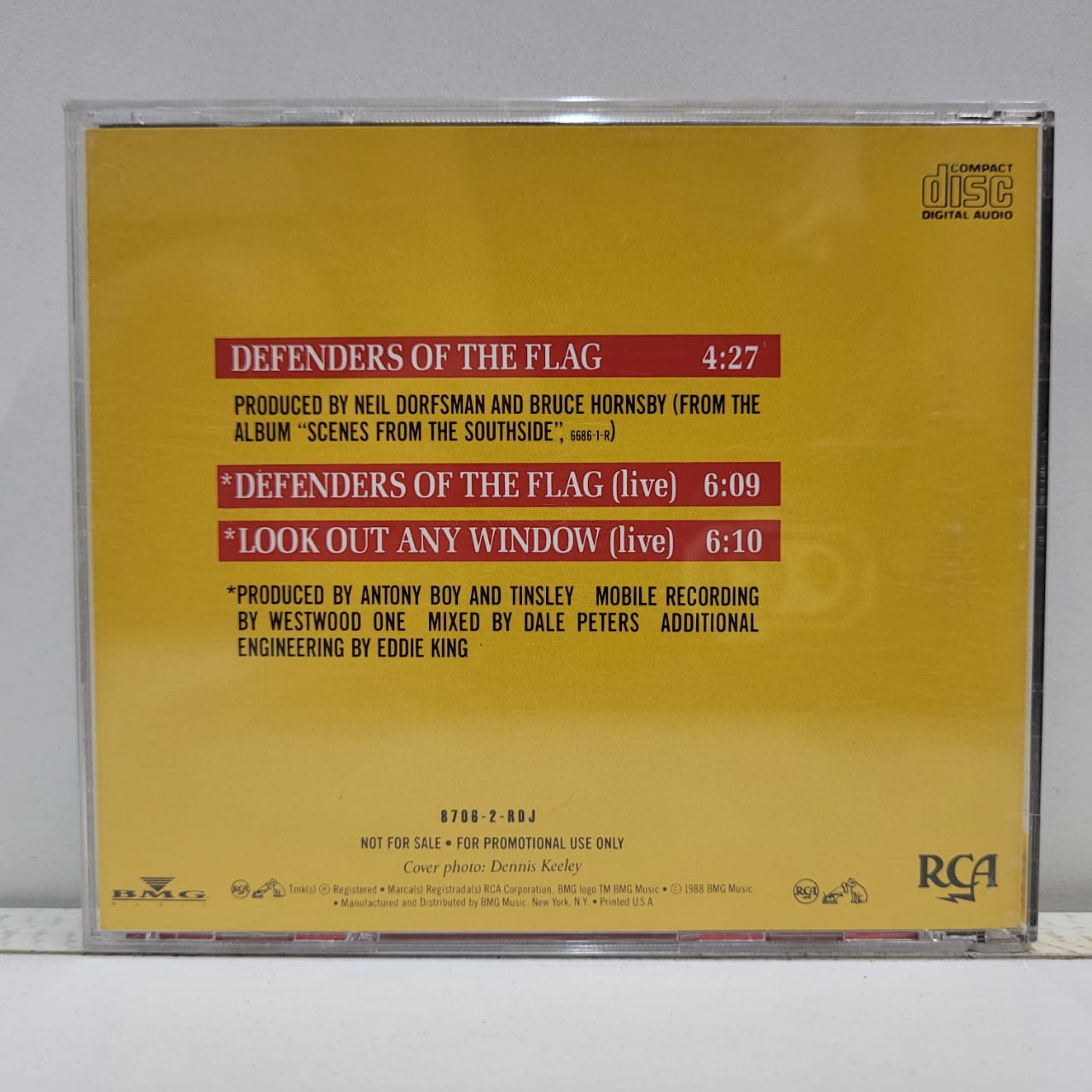 Bruce Hornsby – The Defenders of the Flag (CD Single) - Imagen 3