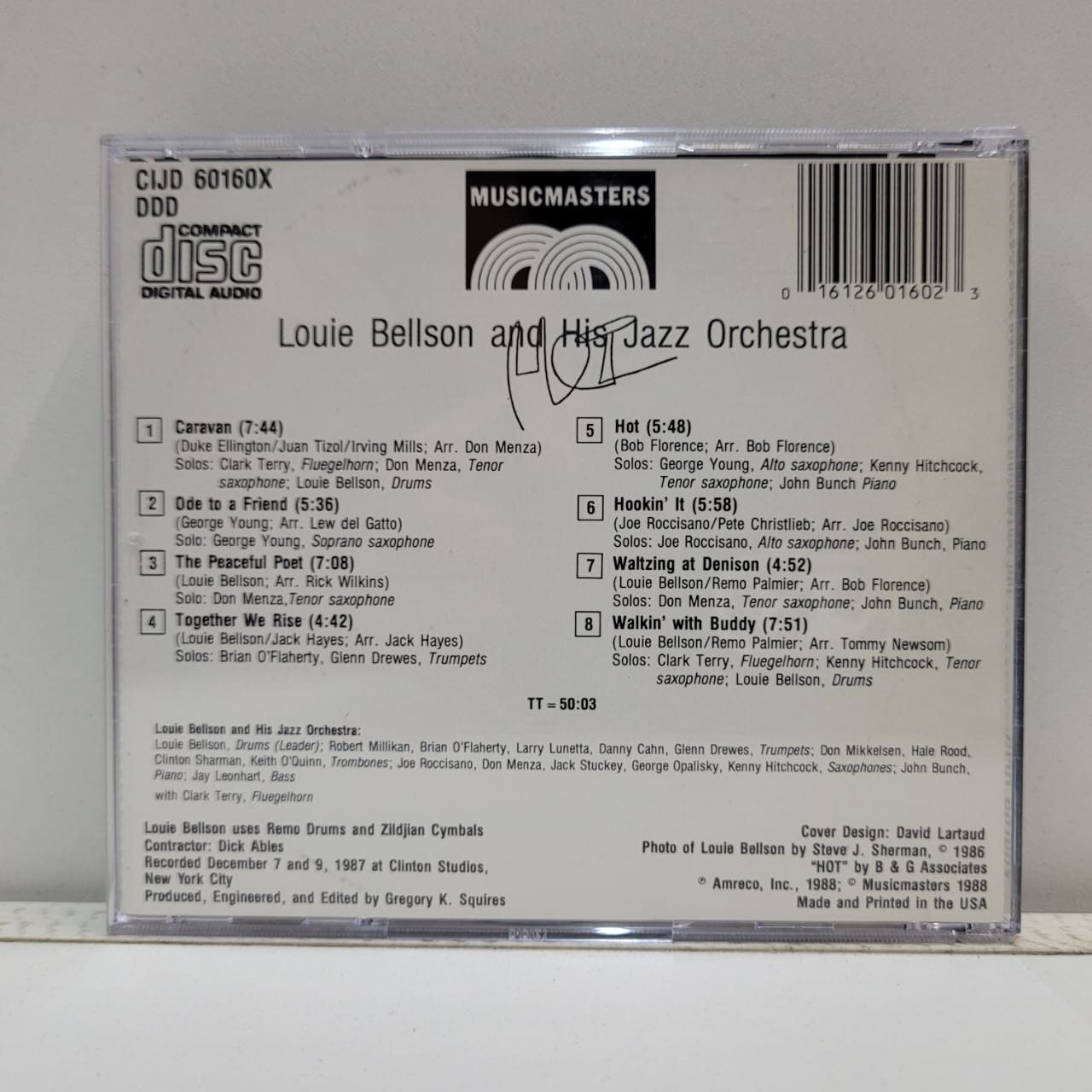 Louie Bellson And His Jazz Orchestra – Hot (CD) - Imagen 3