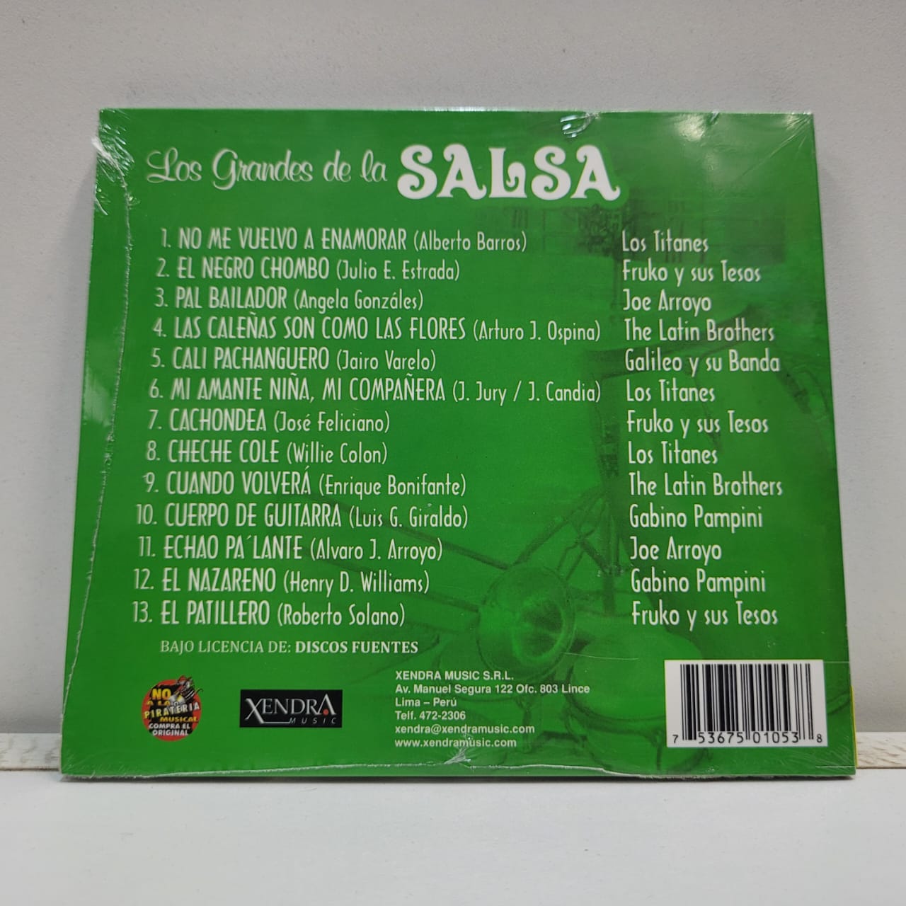 Grandes de la Salsa Vol 3 (CD SELLADO) - Imagen 2