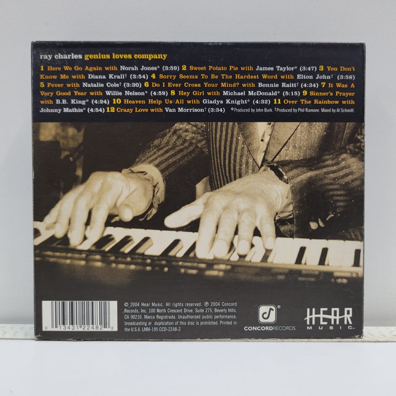 Ray Charles – Genius Loves Company (CD) - Imagen 3