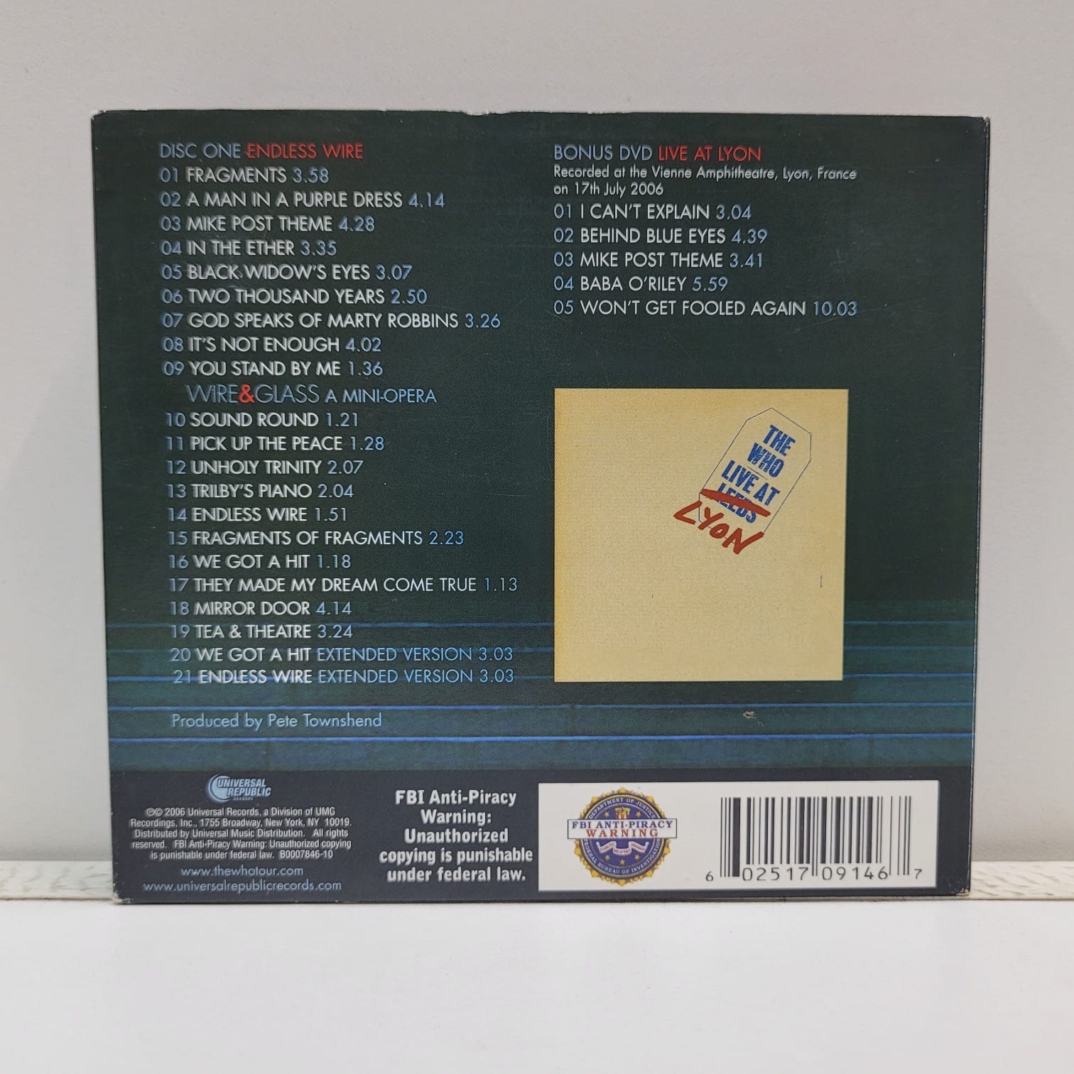 The Who – Endless Wire (CD+DVD) - Imagen 3