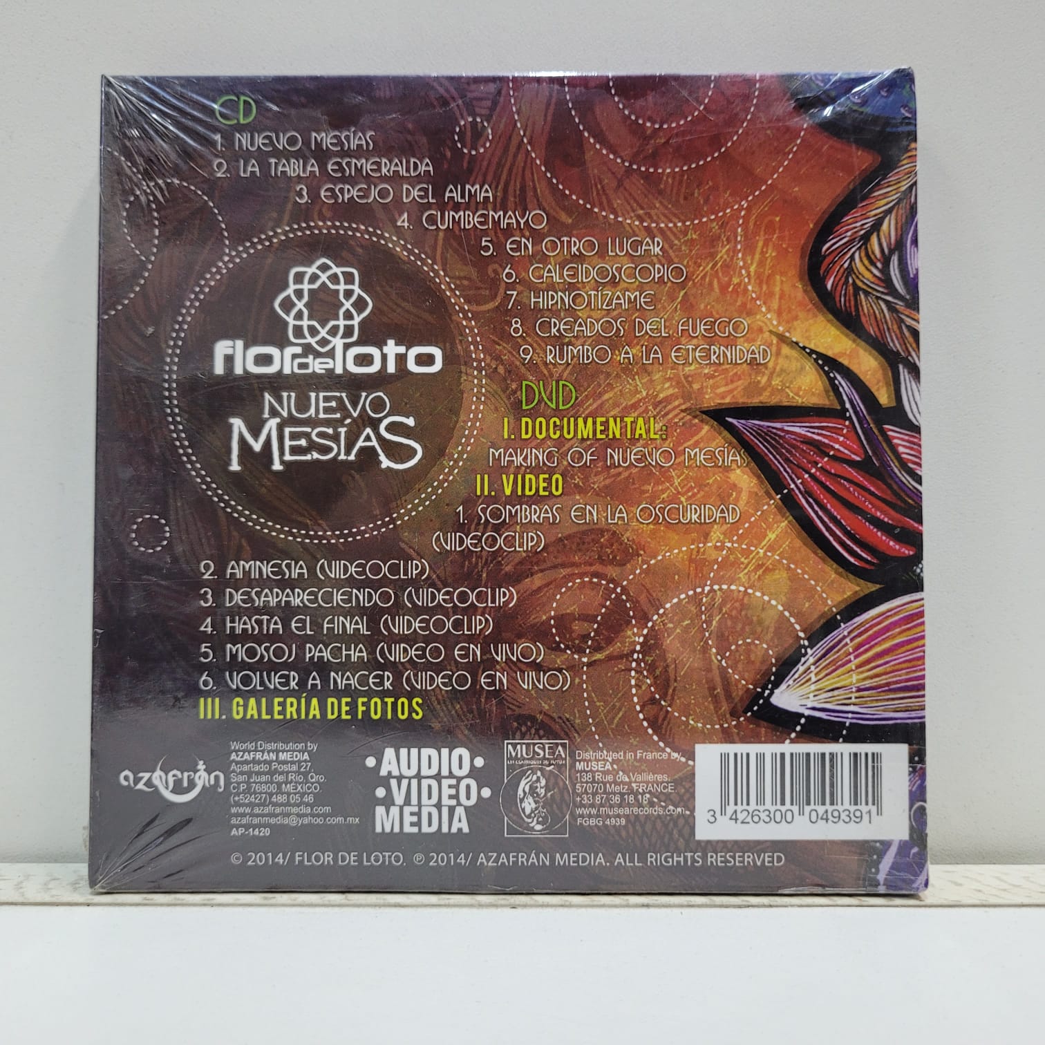 FLOR DE LOTO – NUEVO MESIAS (CD+DVD SELLADO) - Imagen 2