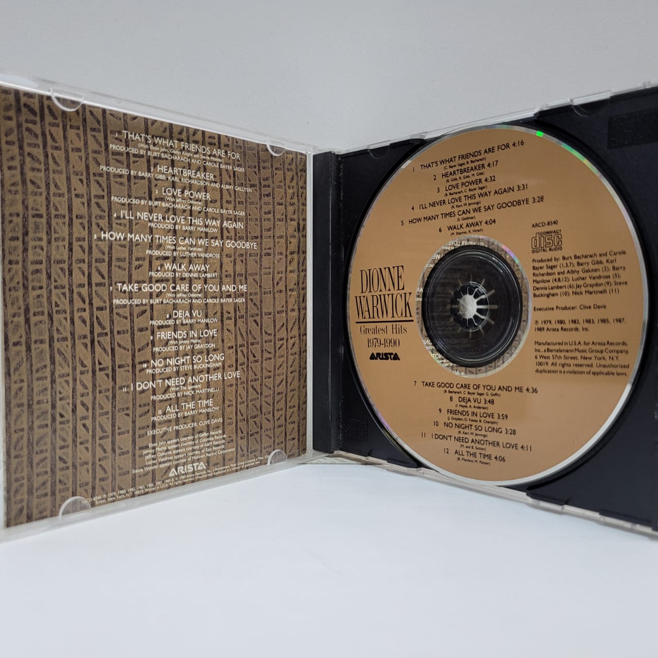 Dionne Warwick – Greatest Hits 1979-1990 (CD) - Imagen 2