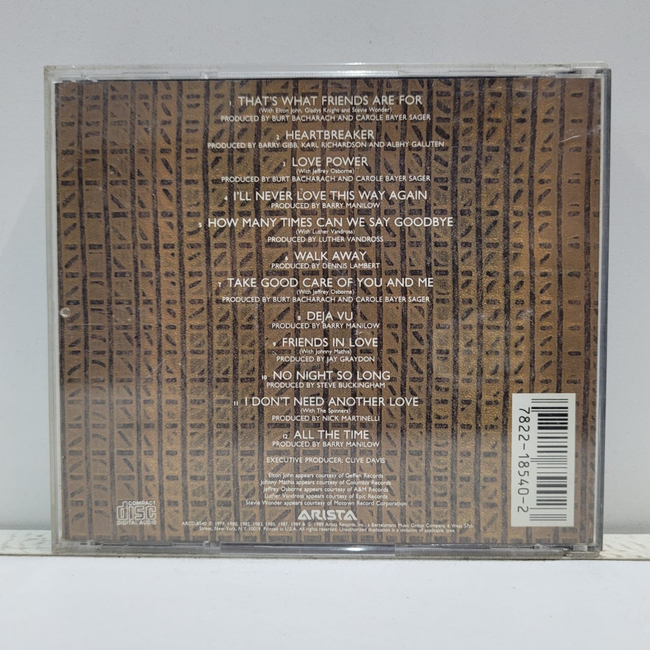 Dionne Warwick – Greatest Hits 1979-1990 (CD) - Imagen 3
