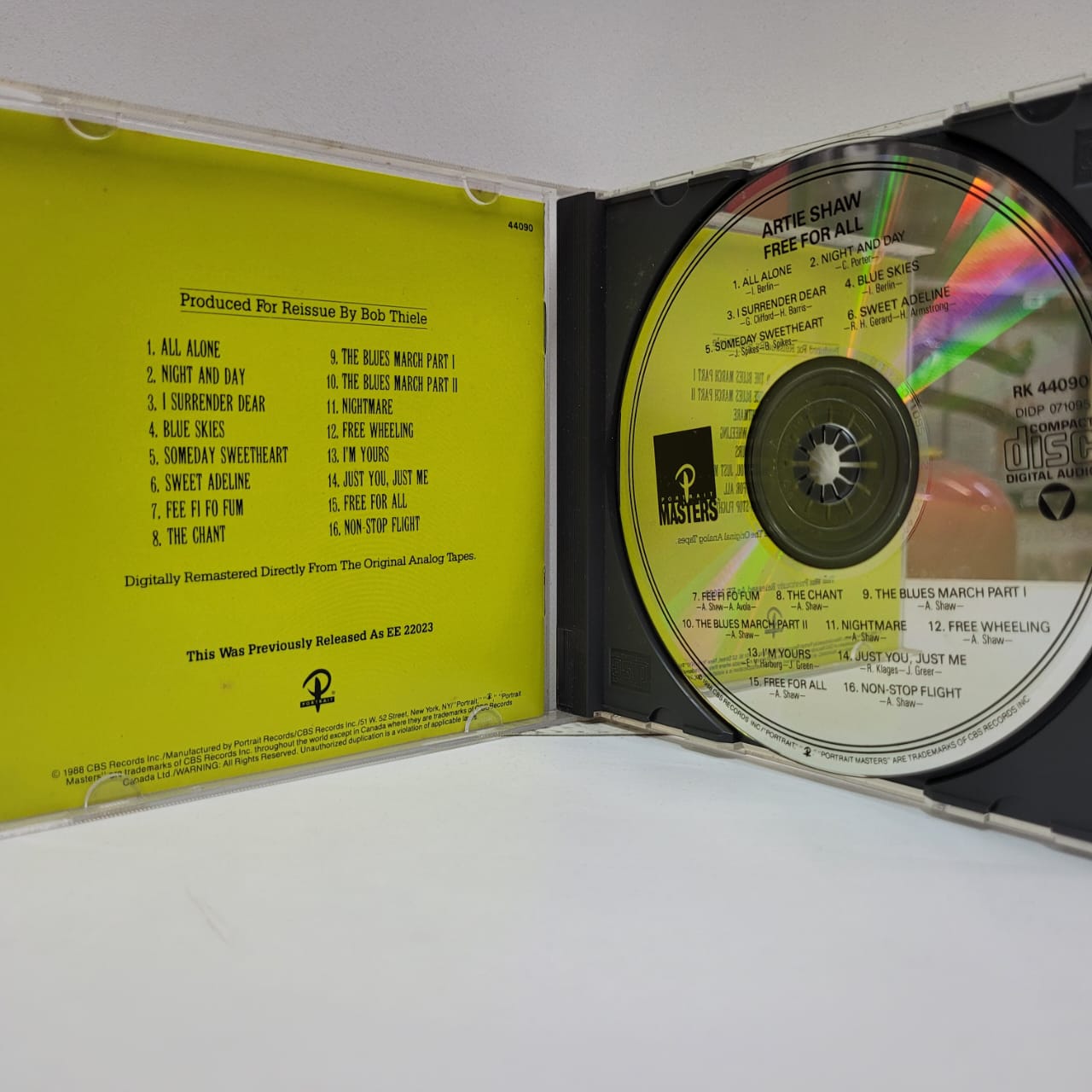 Artie Shaw – Free For All (CD) - Imagen 2