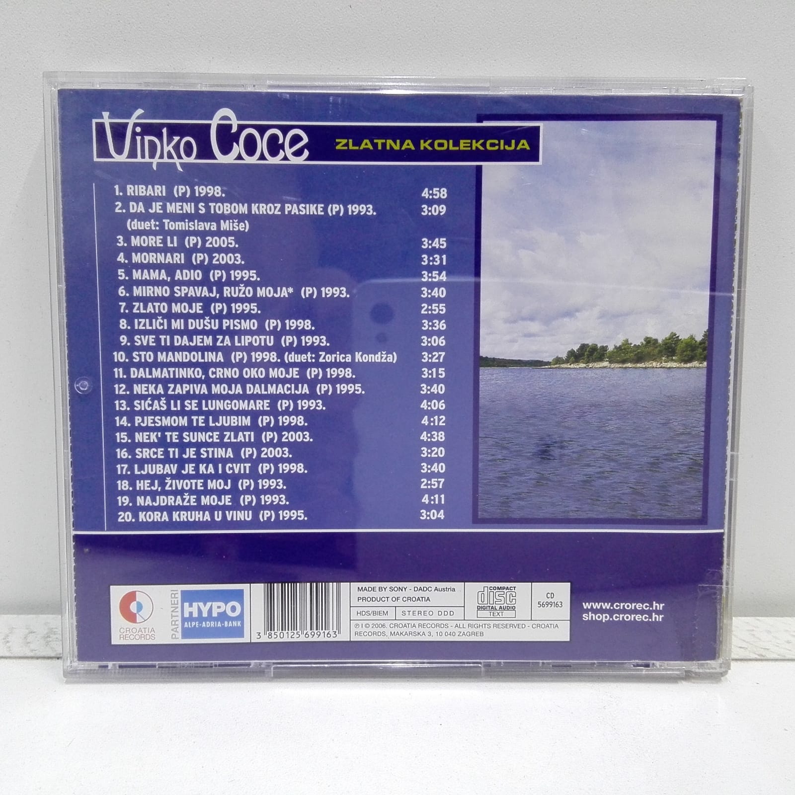 Vinko Coce – Zlatna Kolekcija (CD) - Imagen 3