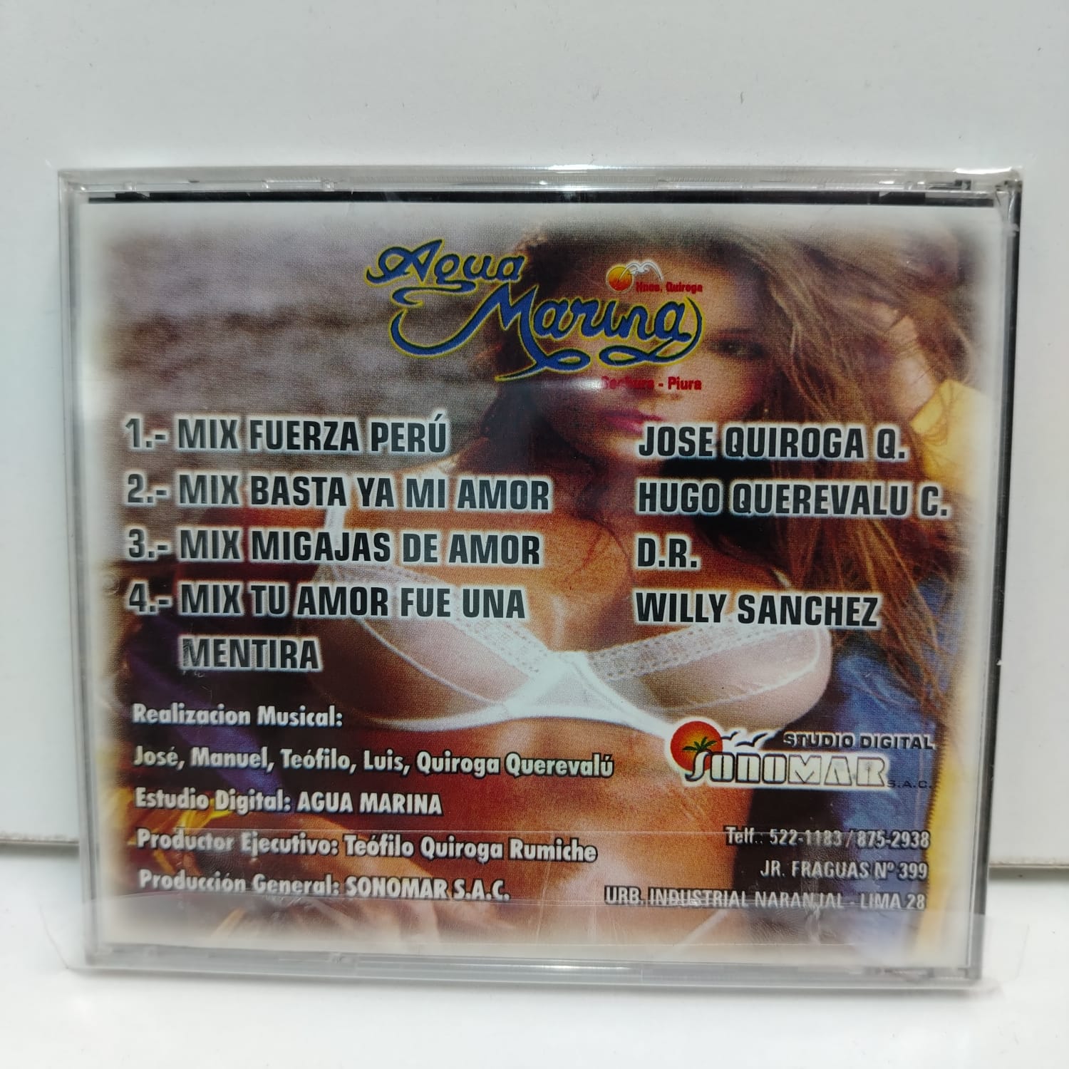 Agua Marina – Bailaditas Mix II (CD SELLADO) - Imagen 2