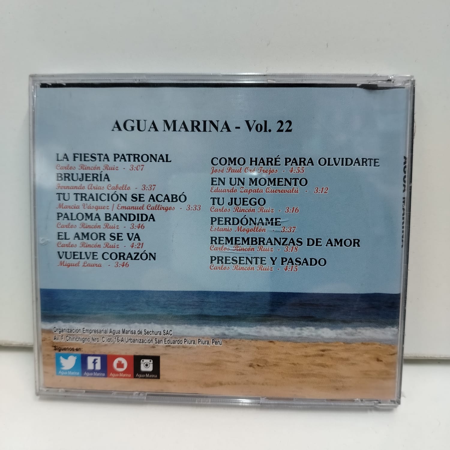 Agua Marina – Vol.22 (CD SELLADO) - Imagen 2