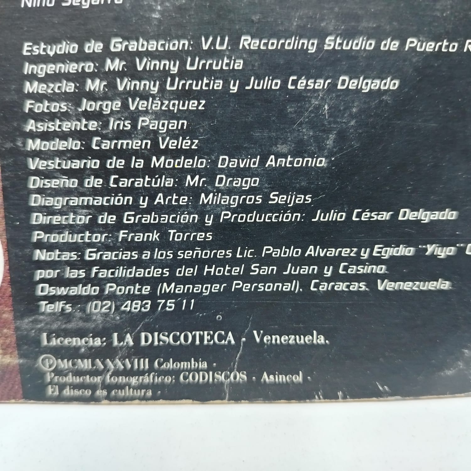 Oscar D’ León – Que Se Sienta (LP EPOCA) - Imagen 3