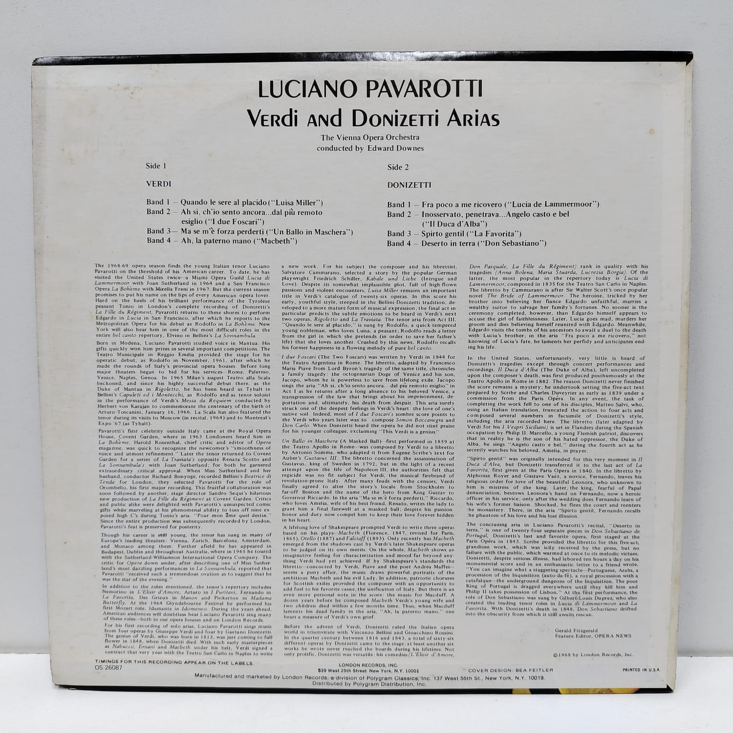 LUCIANO PAVAROTTI (LP EPOCA) - Imagen 4