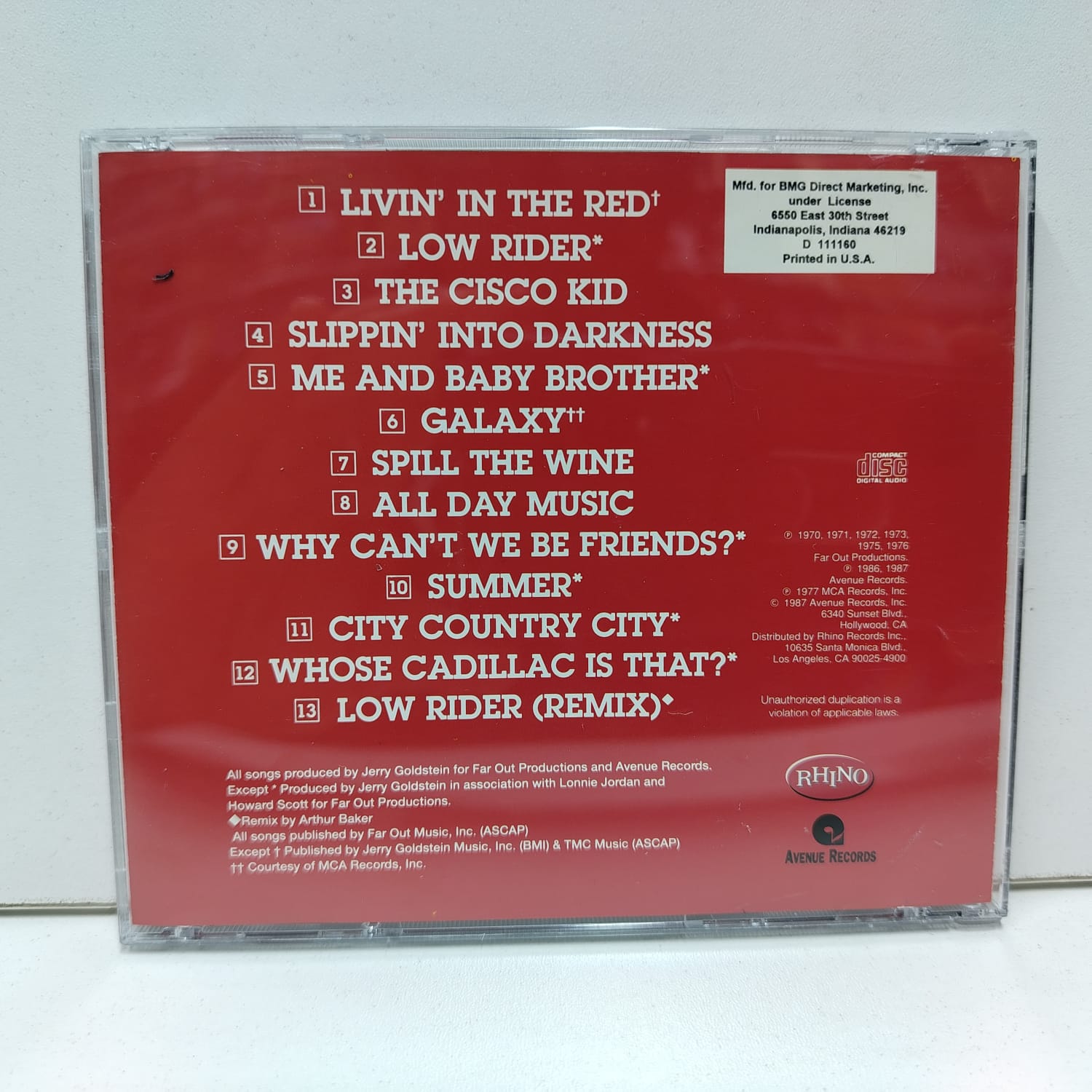War – The Best Of War And More (CD) - Imagen 2