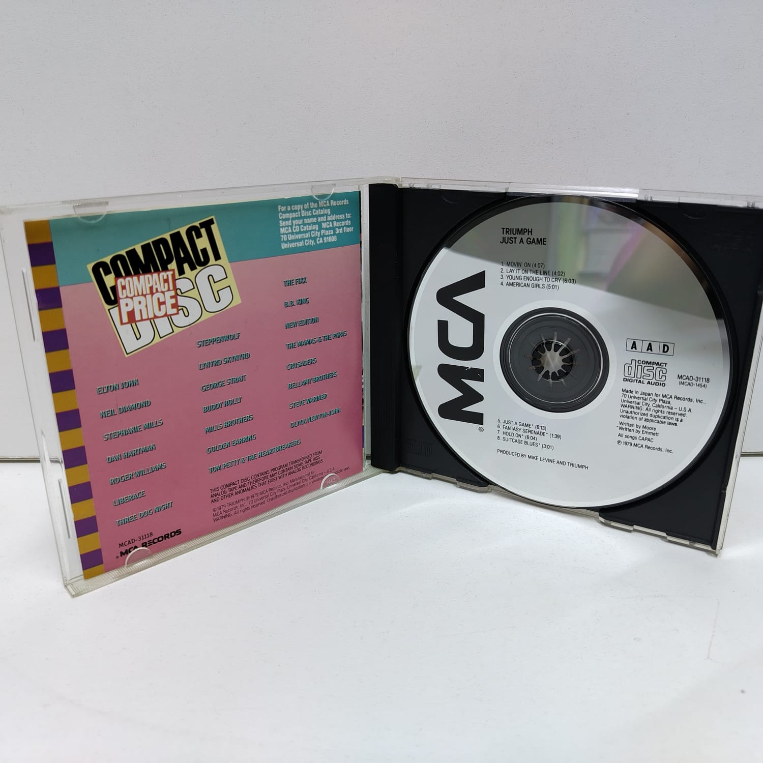 Triumph – Just A Game (CD) - Imagen 3