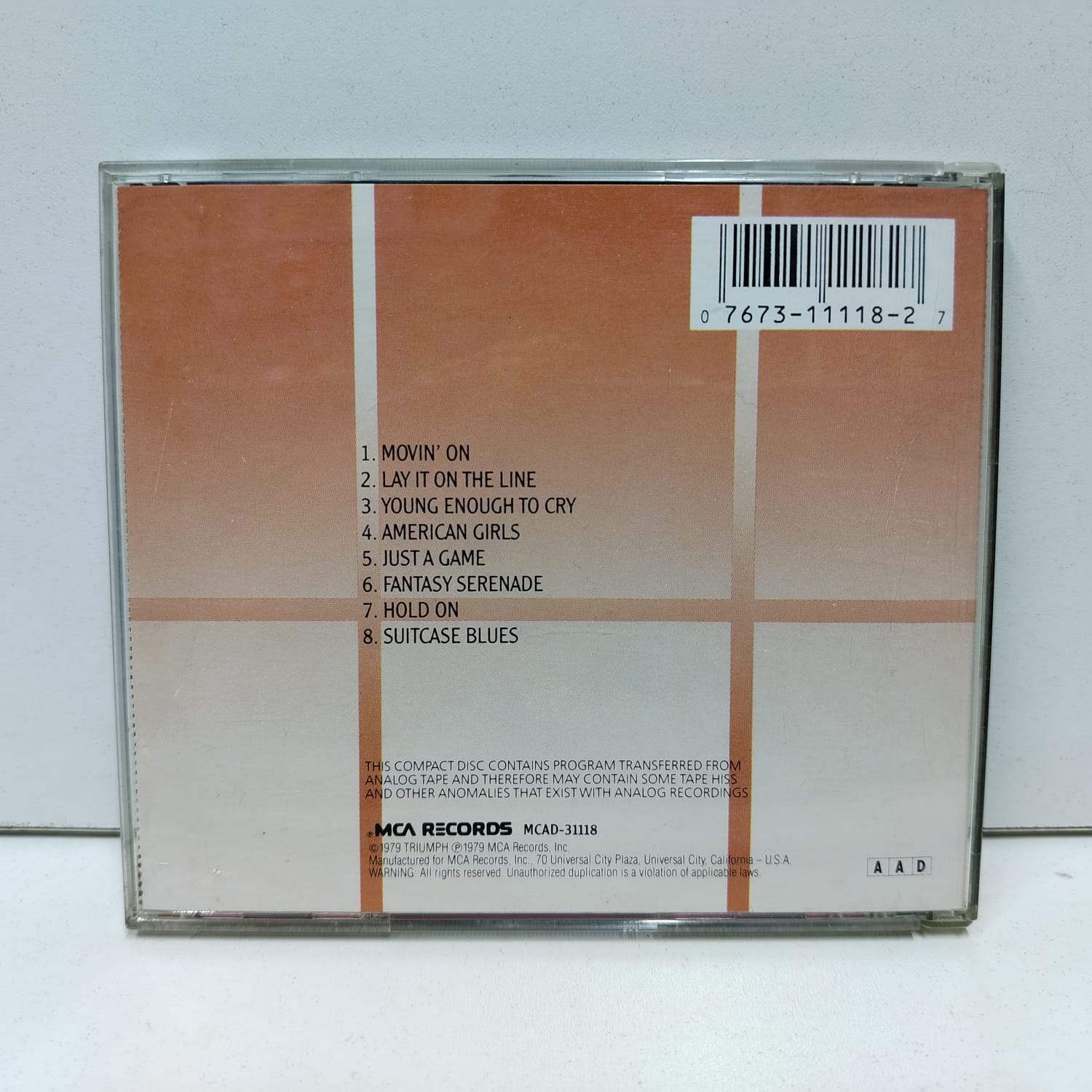 Triumph – Just A Game (CD) - Imagen 2