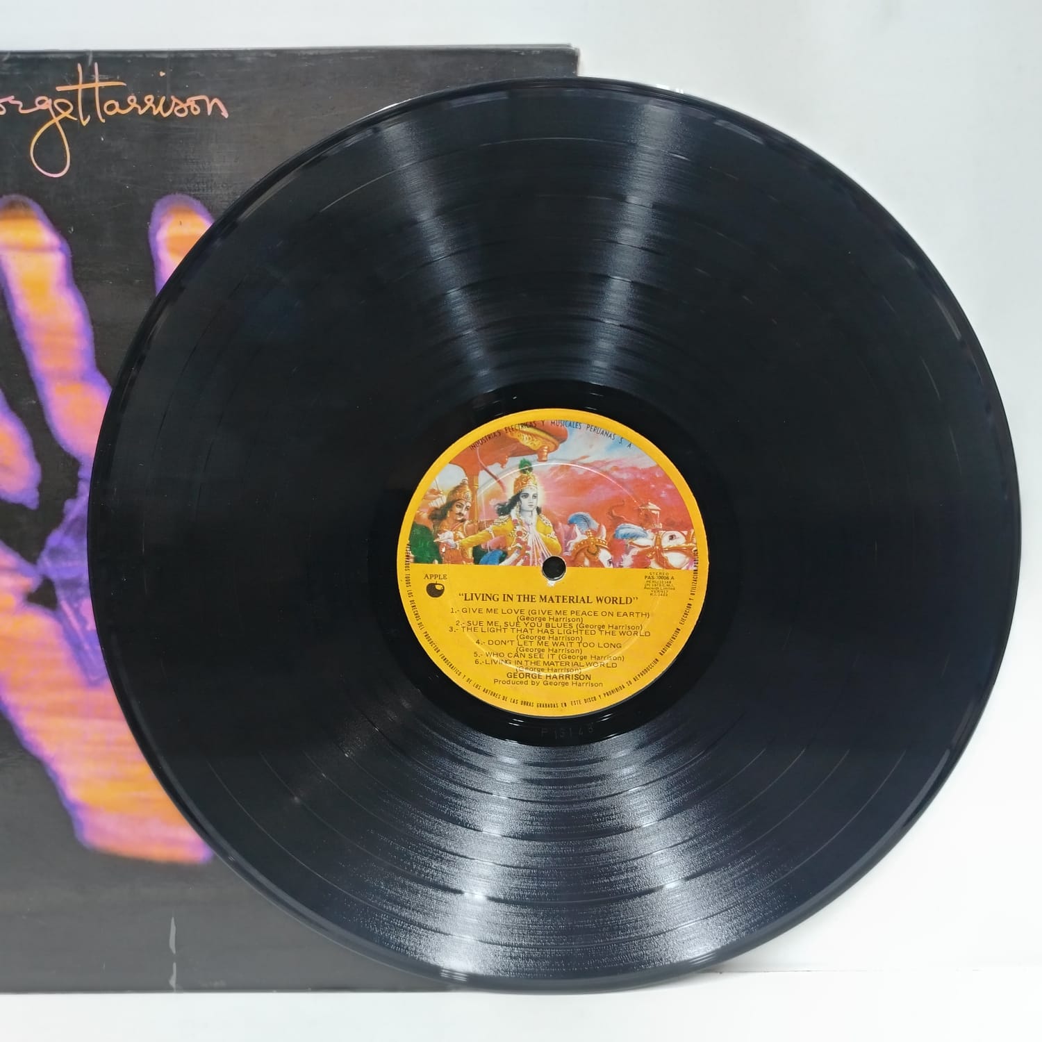 GEORGE HARRISON – Living In The Material World (LP/NM) - Imagen 4