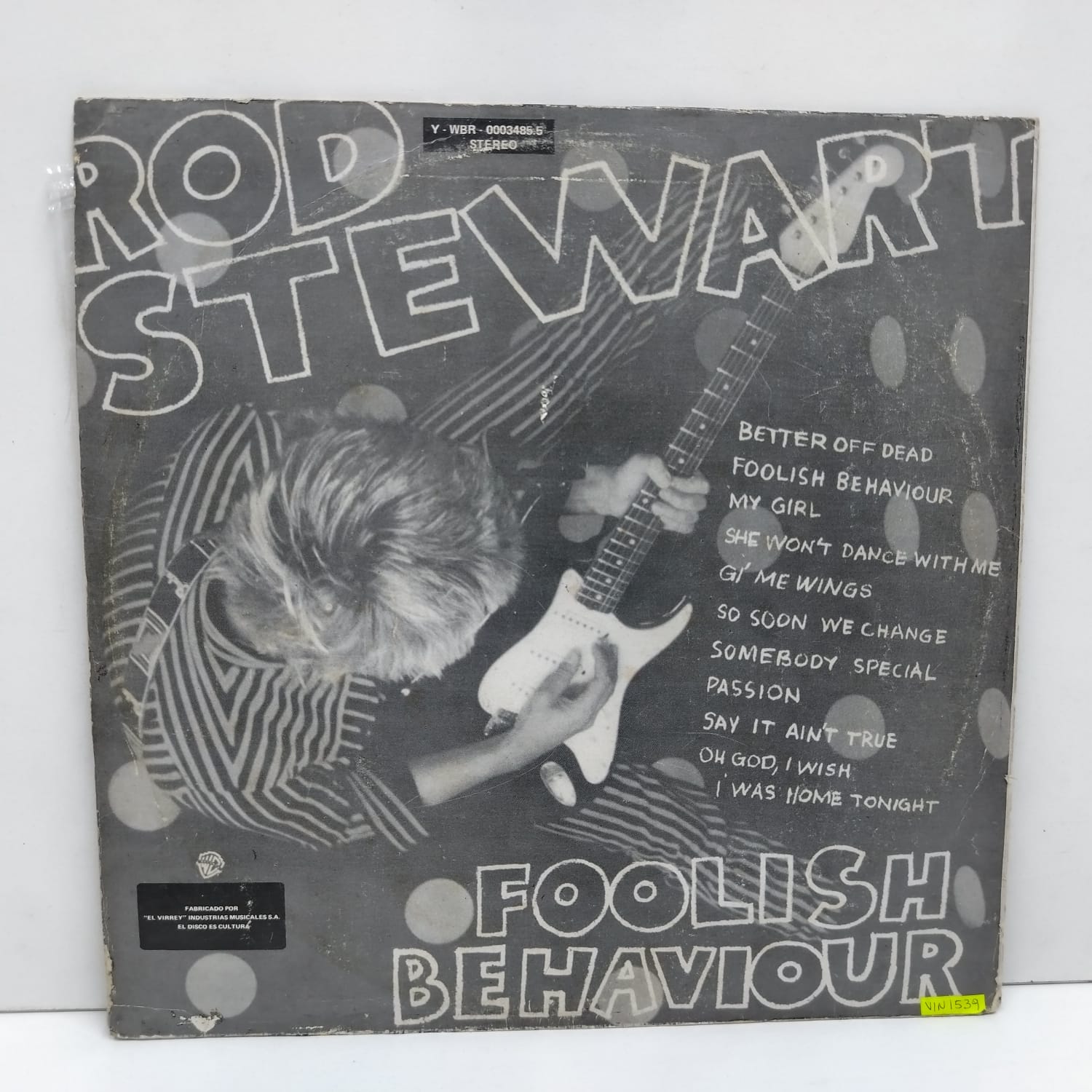 ROD STEWART – Foolish Behaviour (LP EPOCA) - Imagen 3