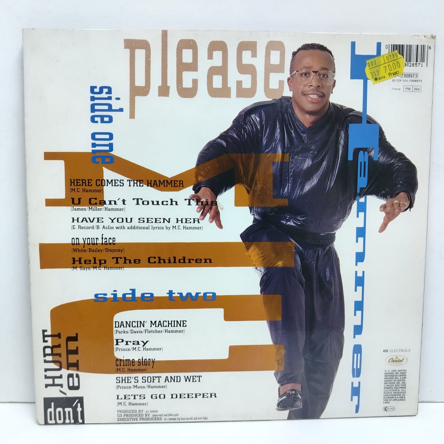 Mc HAMMER – Please Hammer Don’t (LP EPOCA) - Imagen 2