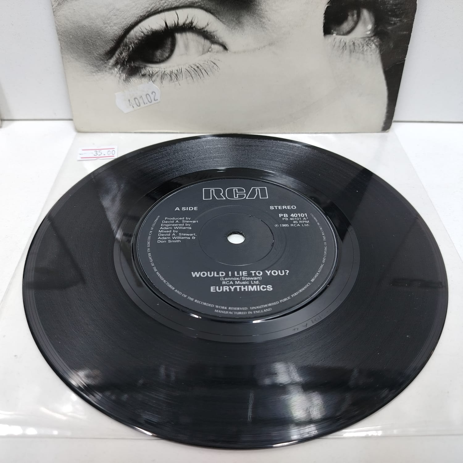 Eurythmics – Would I Lie To You? (LP 45 Rpm) - Imagen 3
