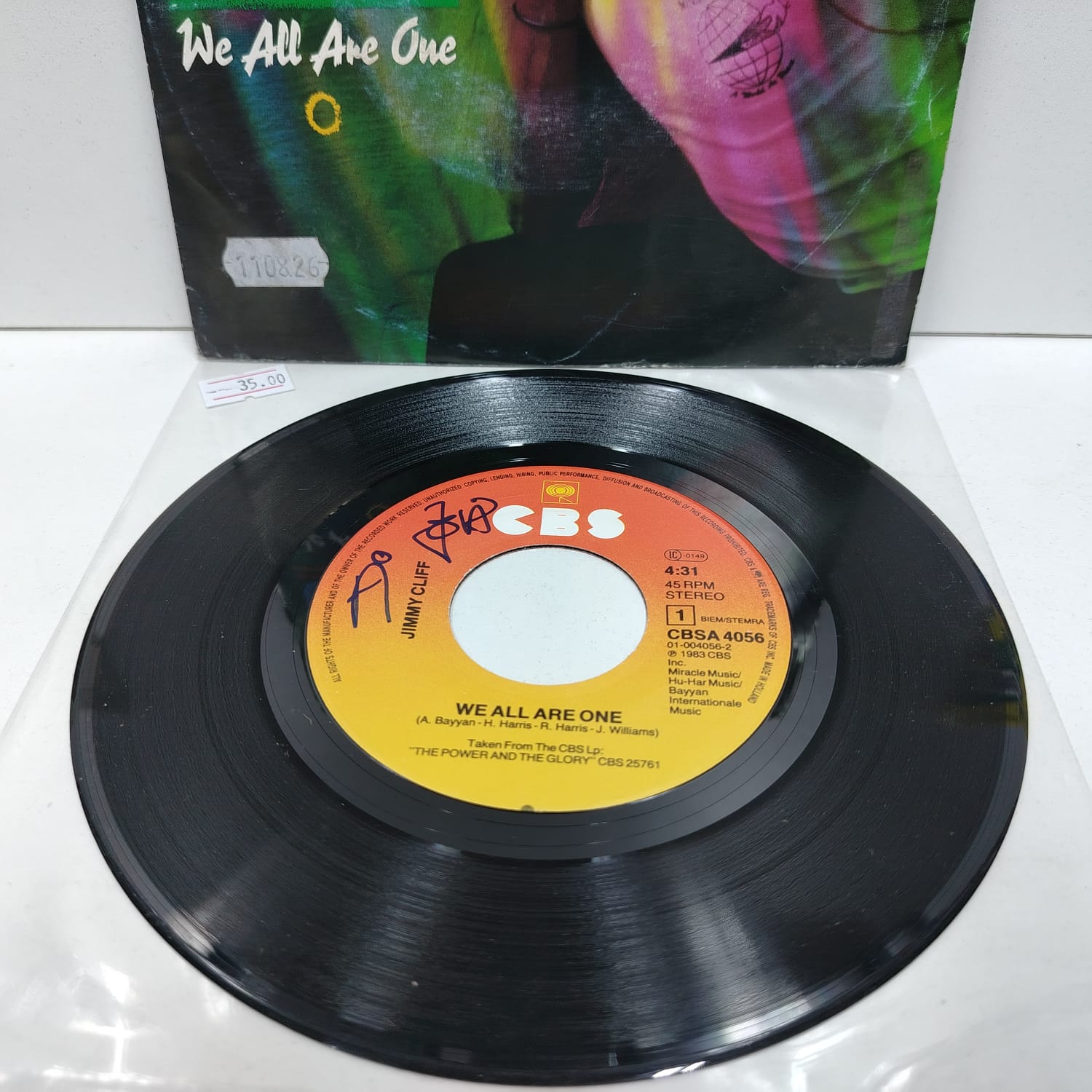 Jimmy Cliff – We All Are One (LP 45 Rpm) - Imagen 3