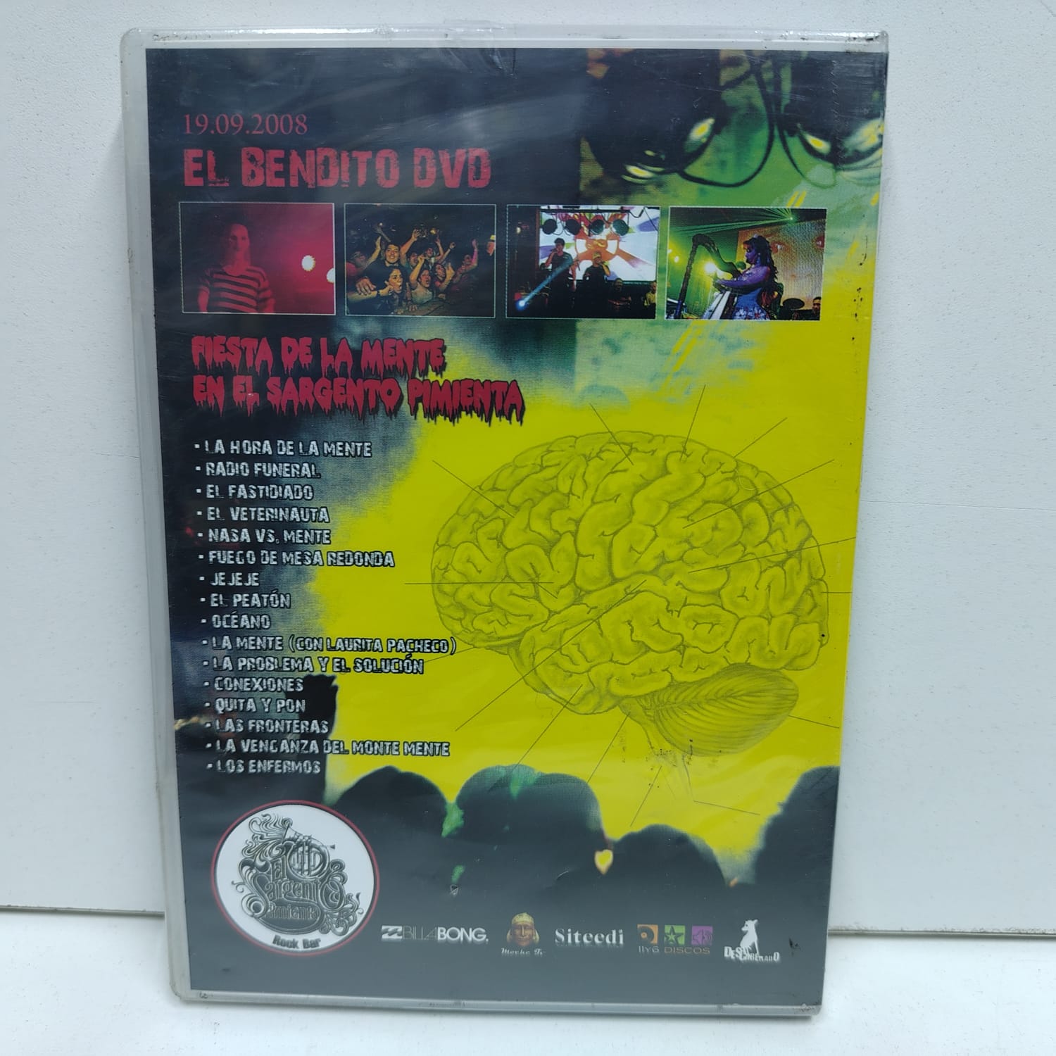 La Mente – La Fiesta de la Mente en el Sargento Pimienta (DVD) - Imagen 2