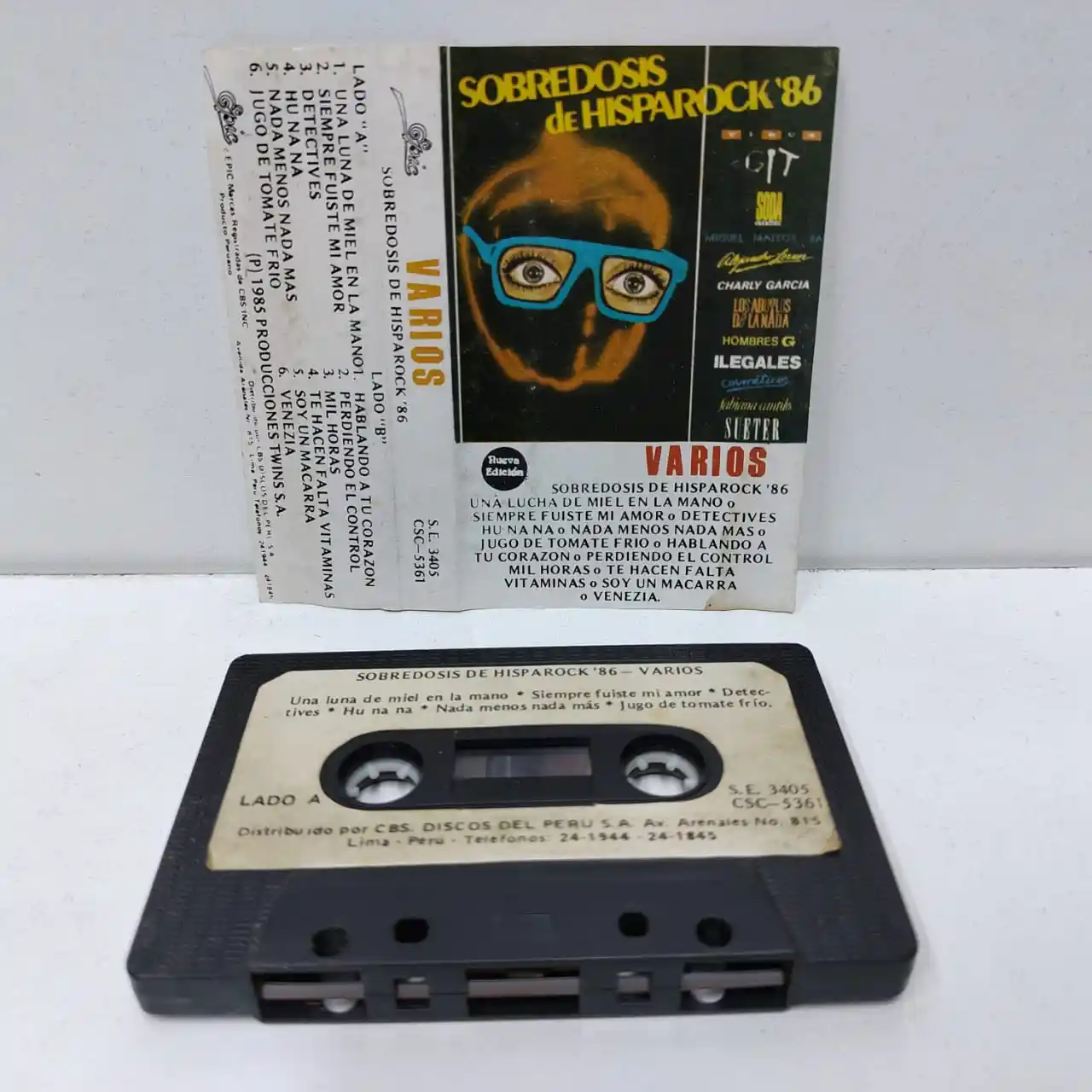 Sobredosis De Hisparock 86 – Varios (CASSETTE)