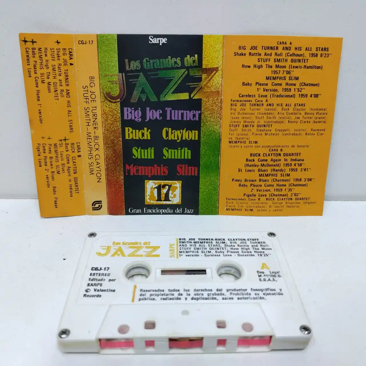 LOS GRANDES DEL JAZZ (CASSETTE)