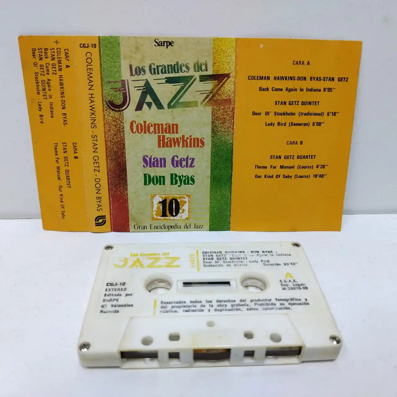 LOS GRANDES DEL JAZZ (CASSETTE)
