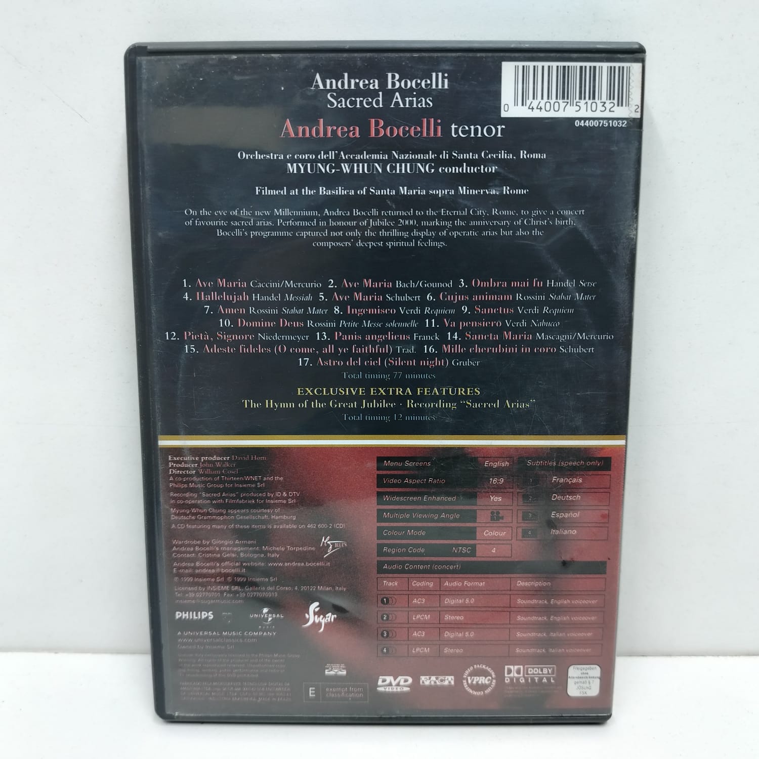 ANDREA BOCELLI (DVD) - Imagen 2