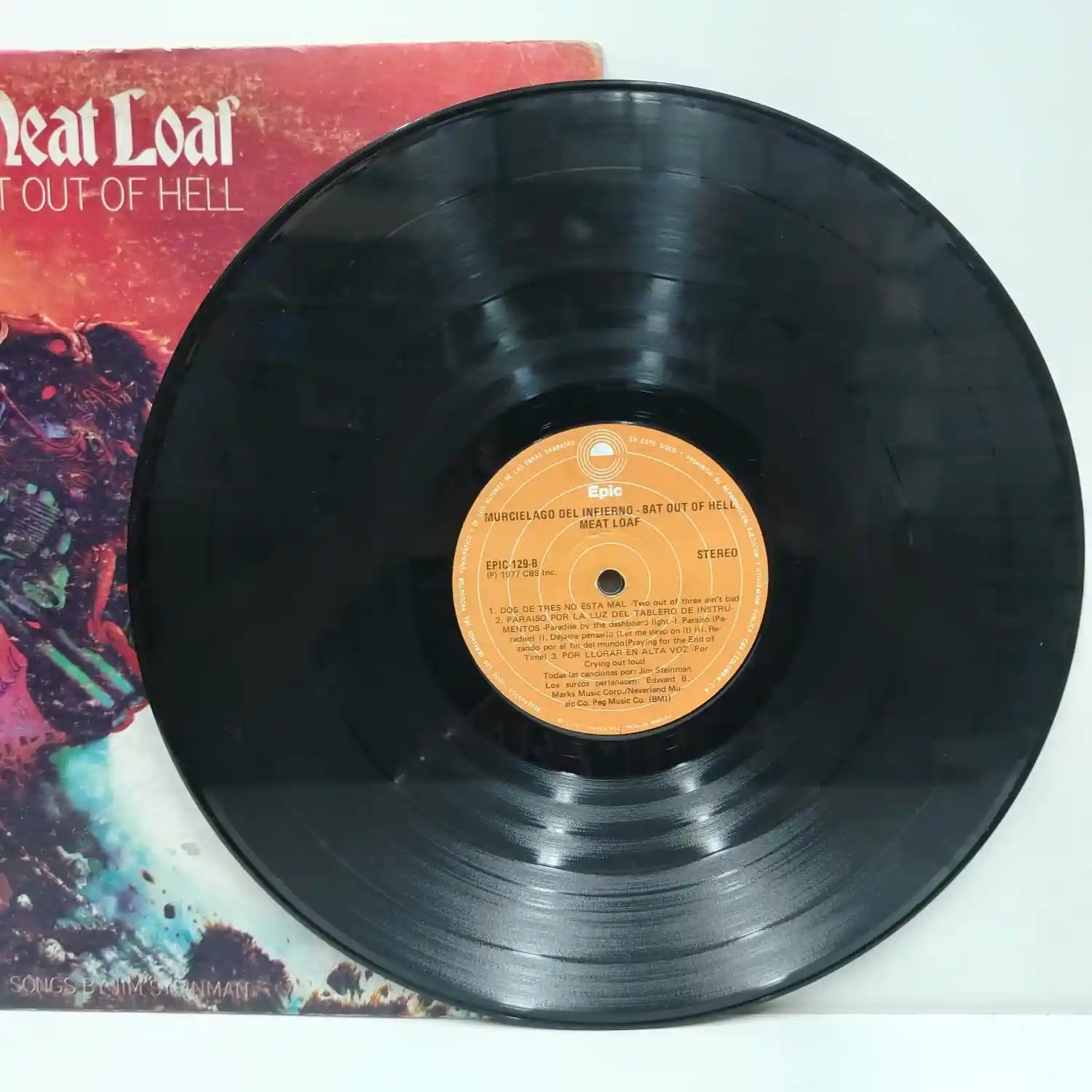 Meat Loaf – Bat Out Of Hell (LP EPOCA) - Imagen 3