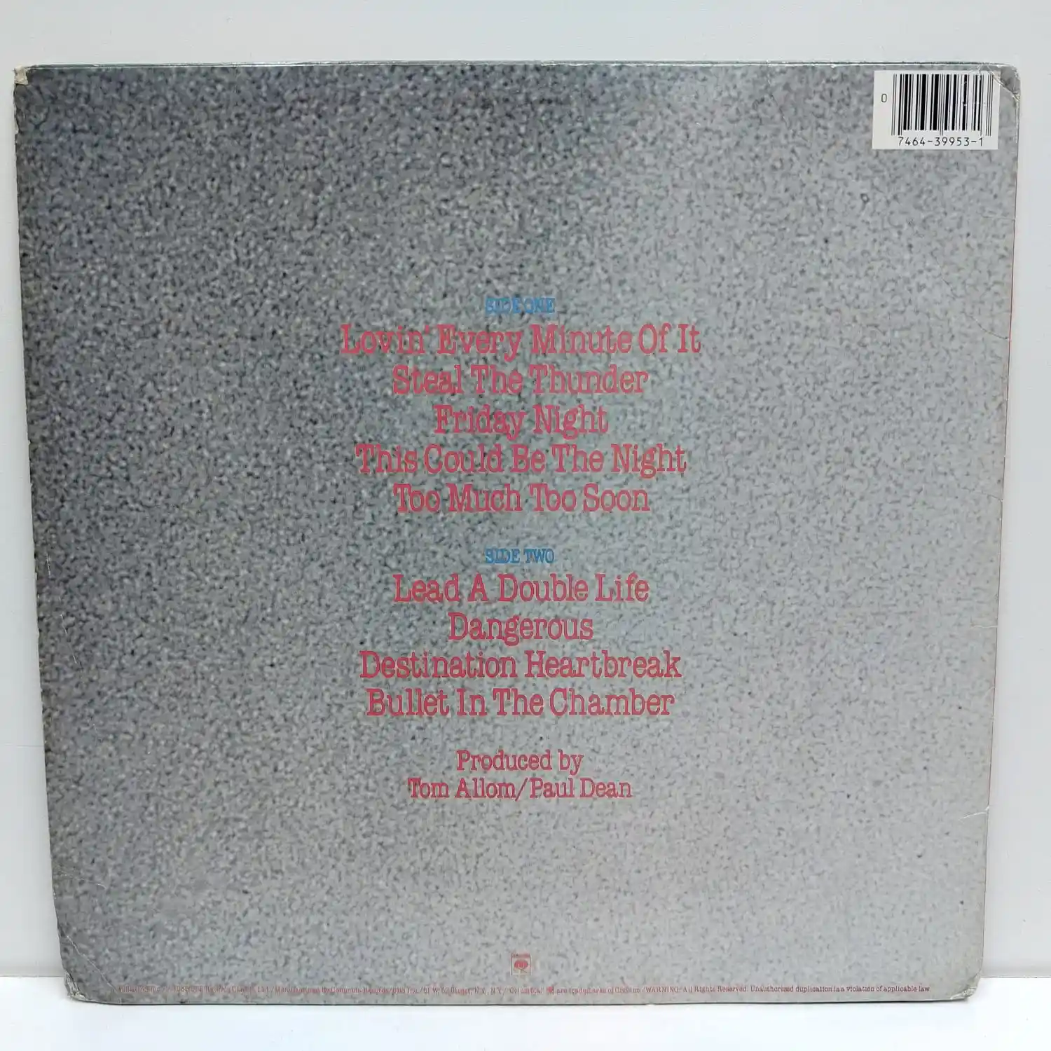 Loverboy – Lovin’ Every Minute Of It (LP EPOCA) - Imagen 4