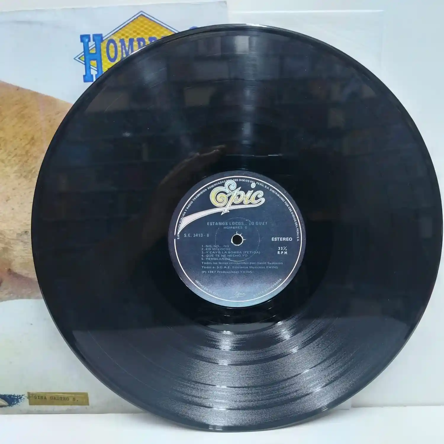 Hombres G – Estamos Locos…¿O Qué? (LP EPOCA) - Imagen 3