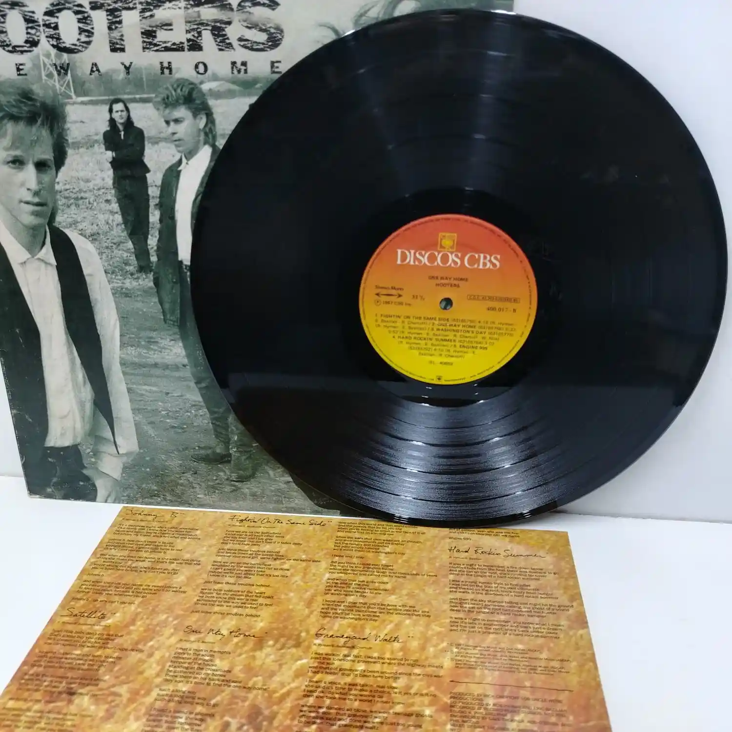 Hooters – One Way Home (LP EPOCA) - Imagen 3