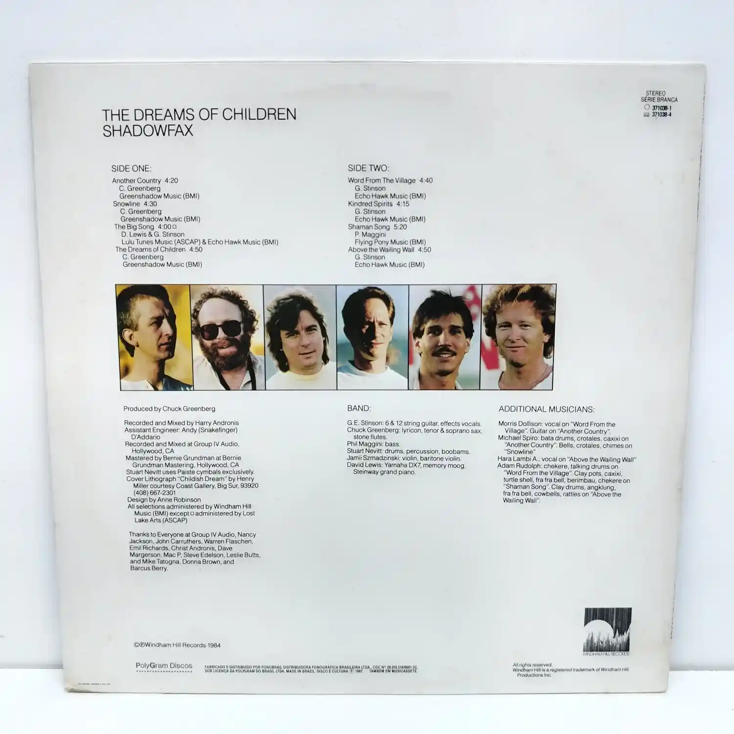 Shadowfax – The Dreams Of Children (LP EPOCA) - Imagen 4
