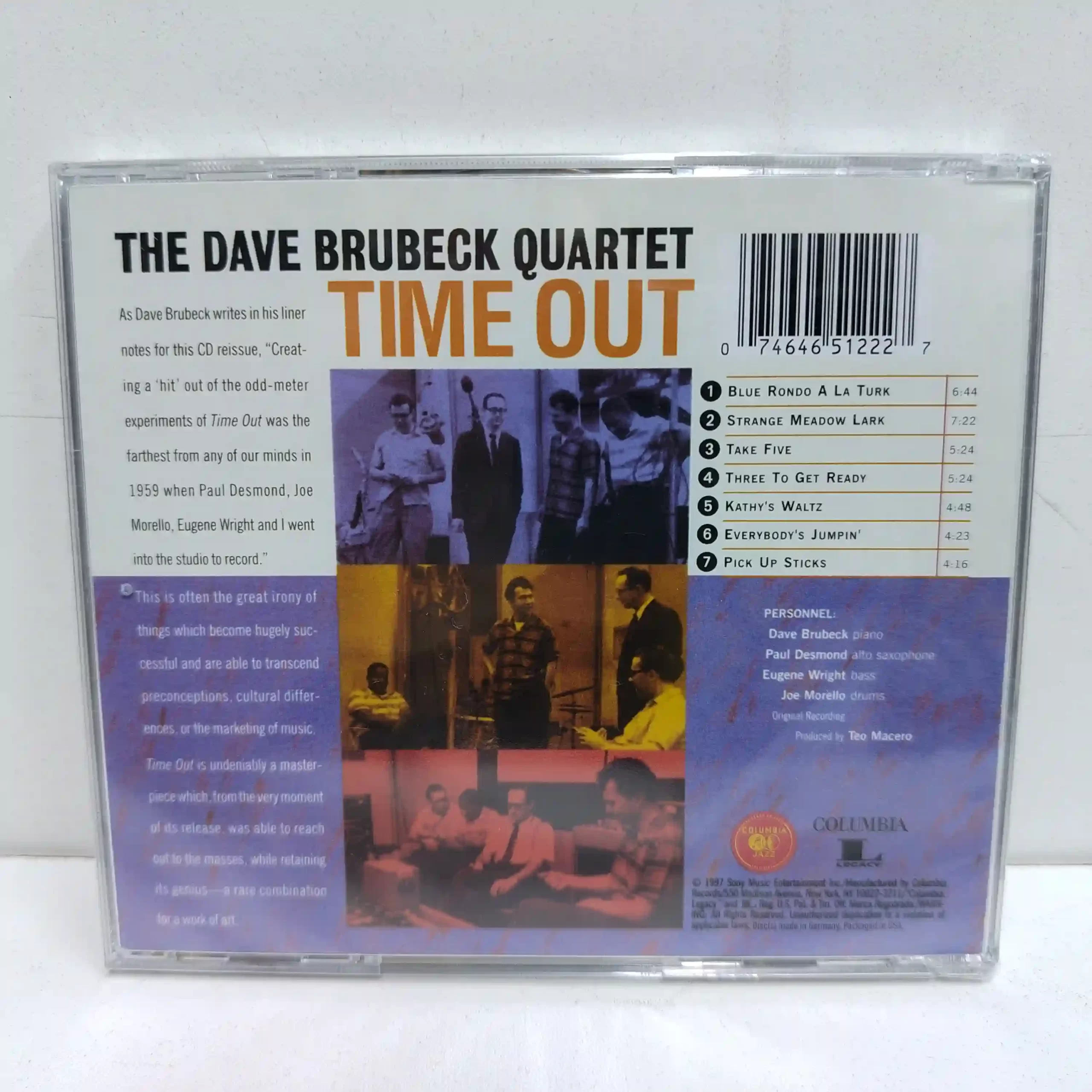 Dave Brubeck Quartet – Time Out (CD SELLADO) - Imagen 2