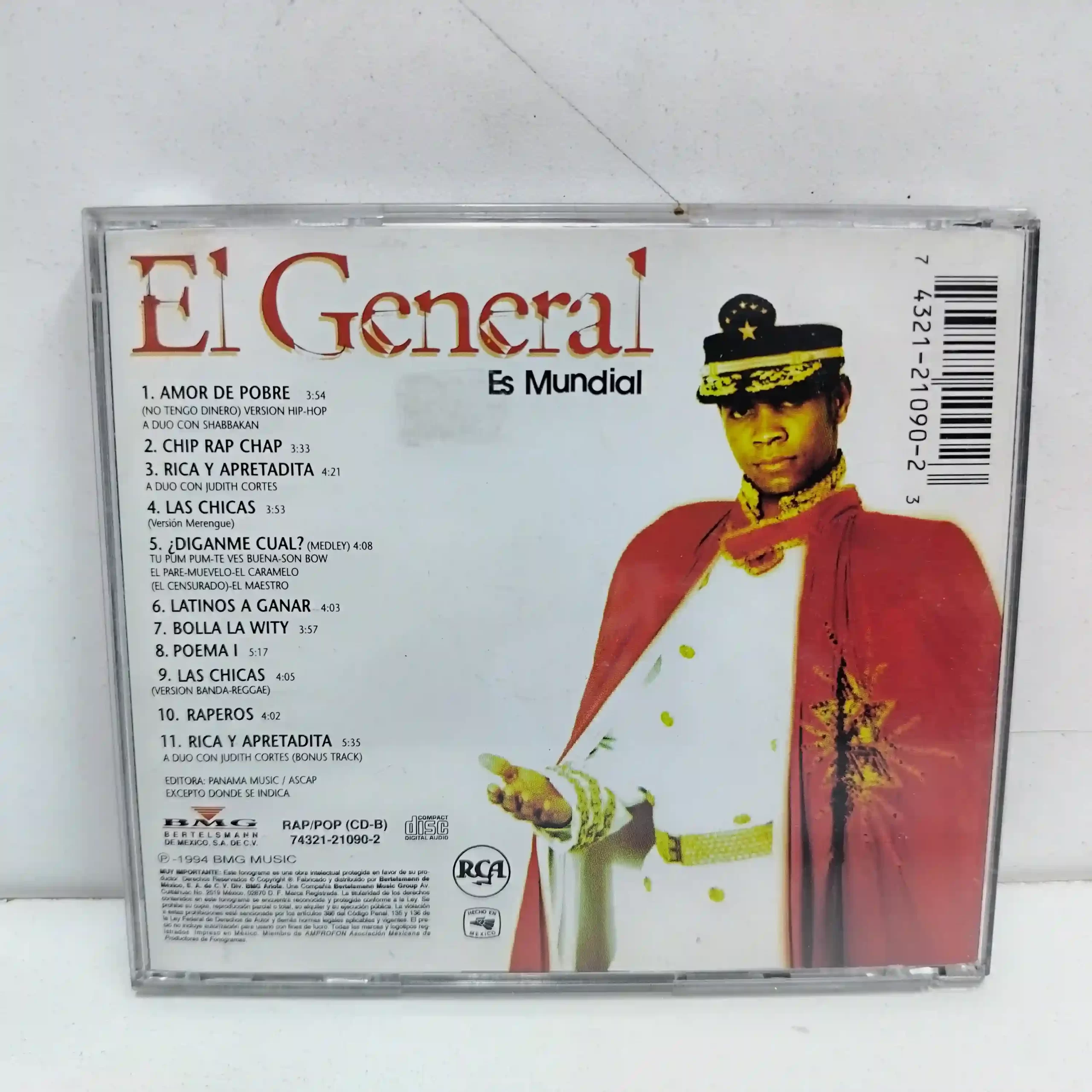 El General – Es Mundial (CD) - Imagen 2