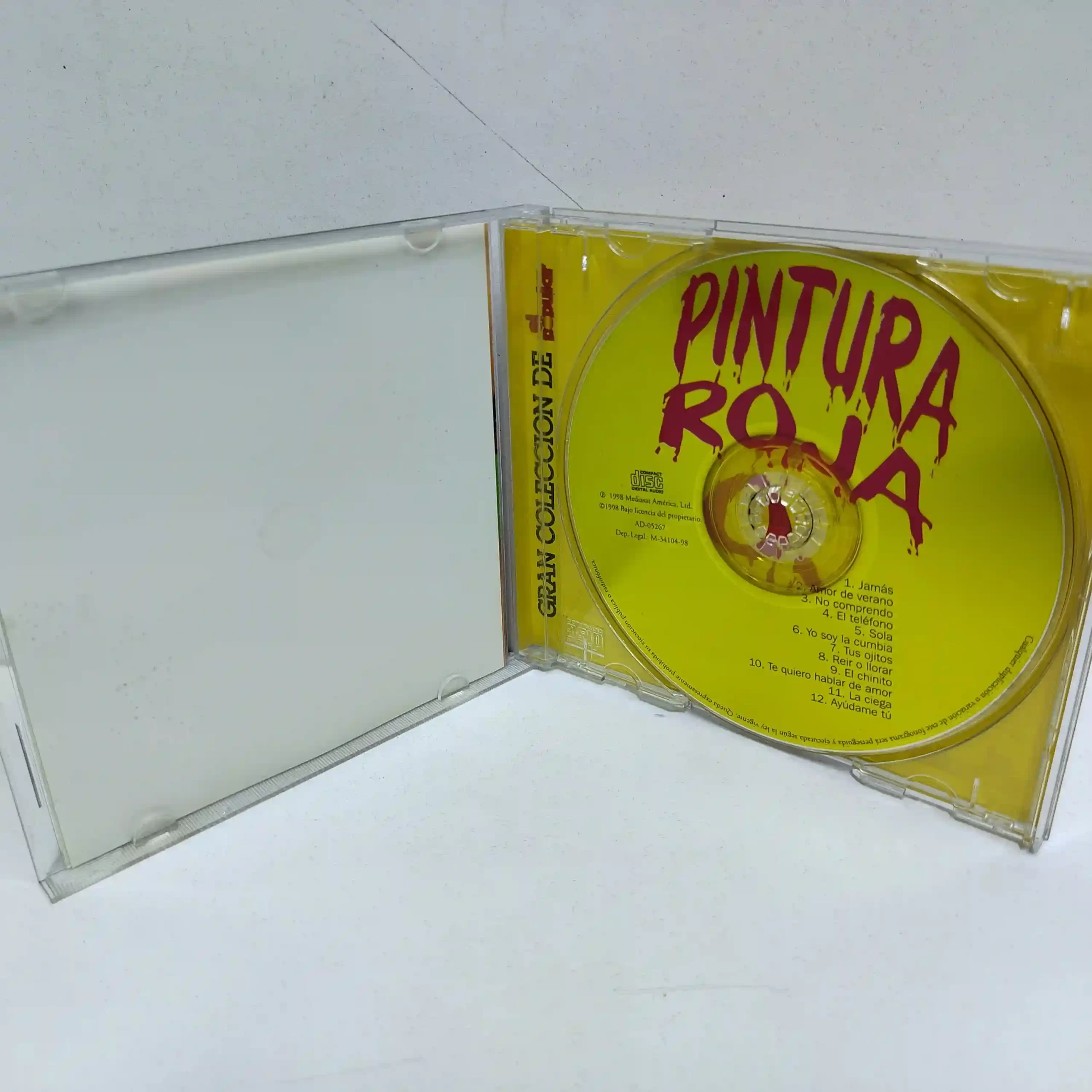 Pintura Roja – Yo Soy La Cumbia (CD) - Imagen 3