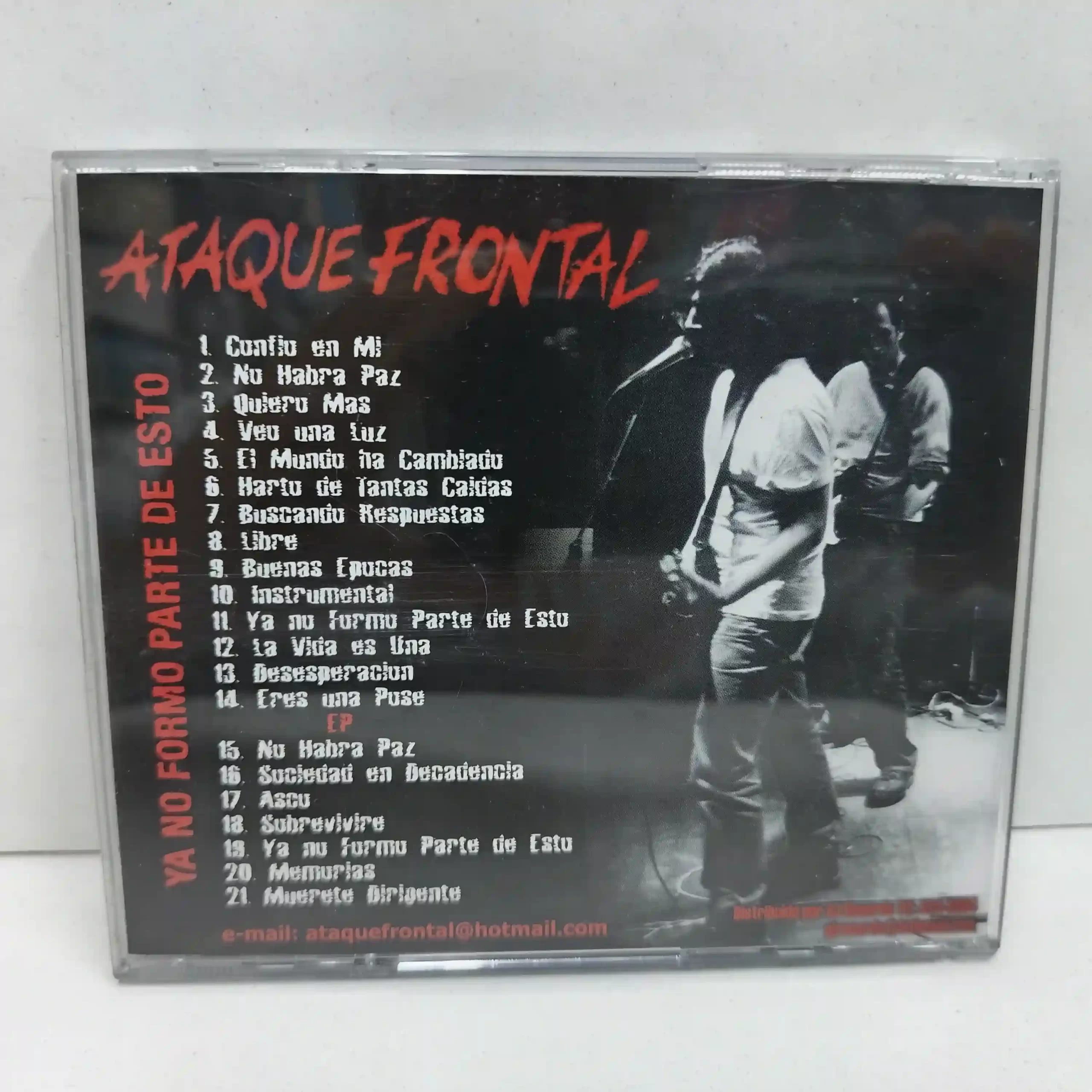 Ataque Frontal – Ya No formó parte de esto. (CD) - Imagen 2