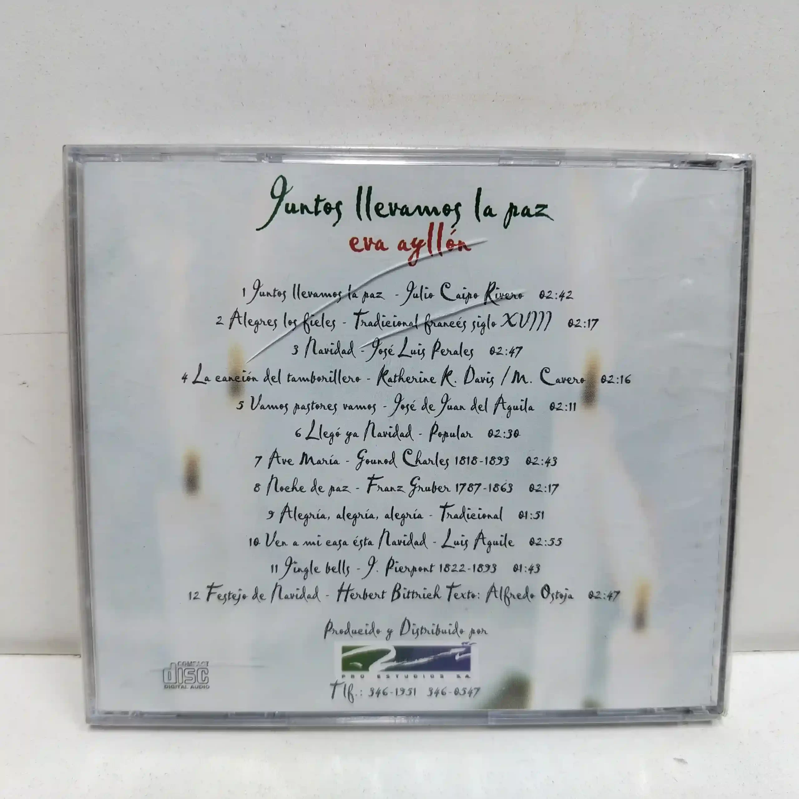 Eva Ayllón – Juntos Llevamos La Paz (CD) - Imagen 2