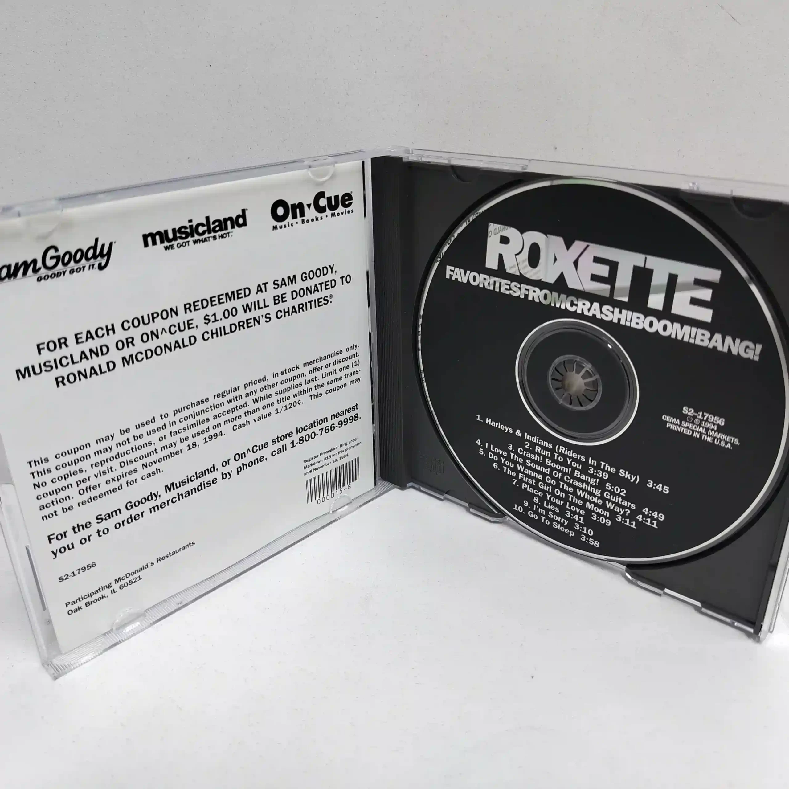 Roxette – Favorites From Crash! Boom! Bang! (CD) - Imagen 3