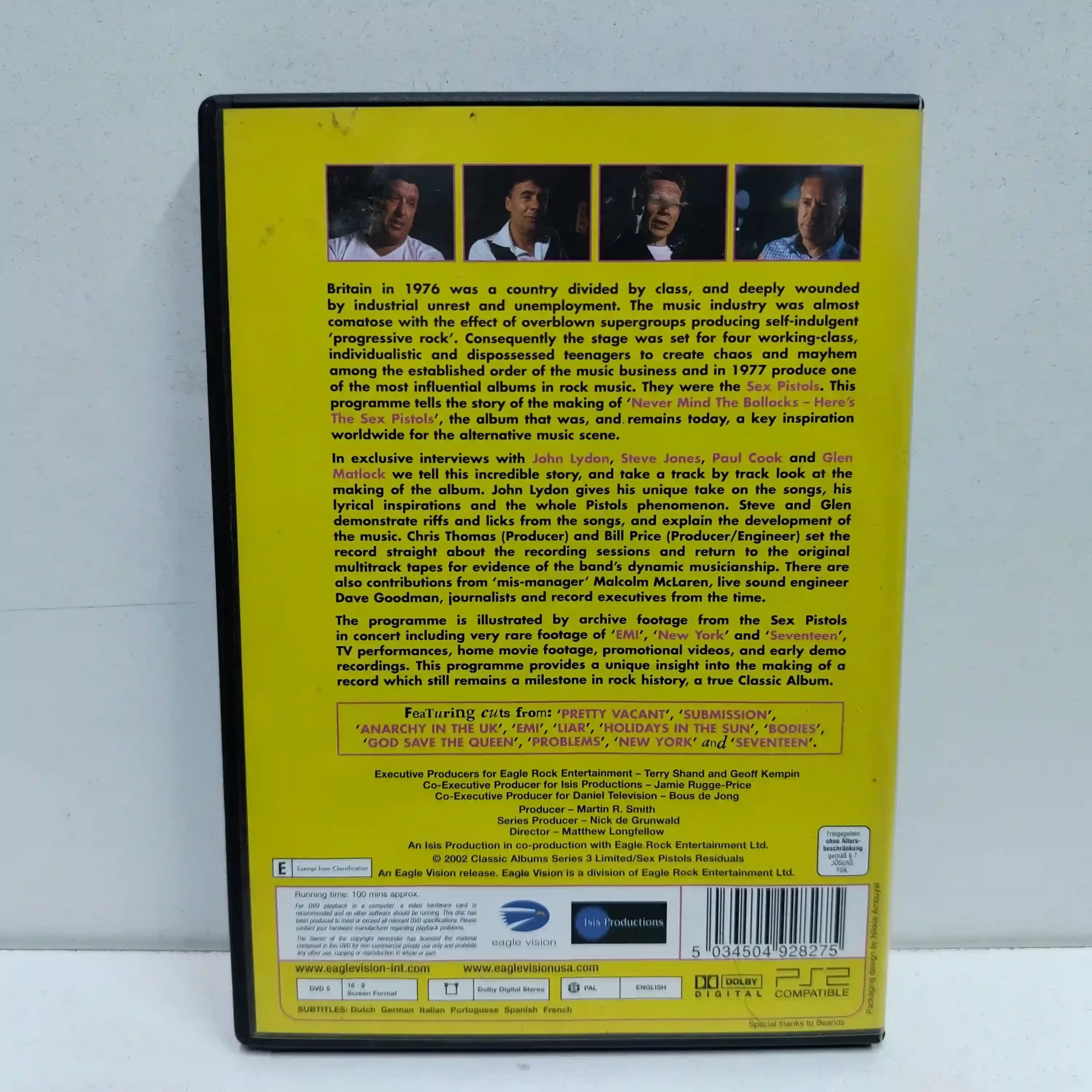 Sex Pistols – Never Mind The Bollocks Here’s The Sex Pistols (DVD) - Imagen 2
